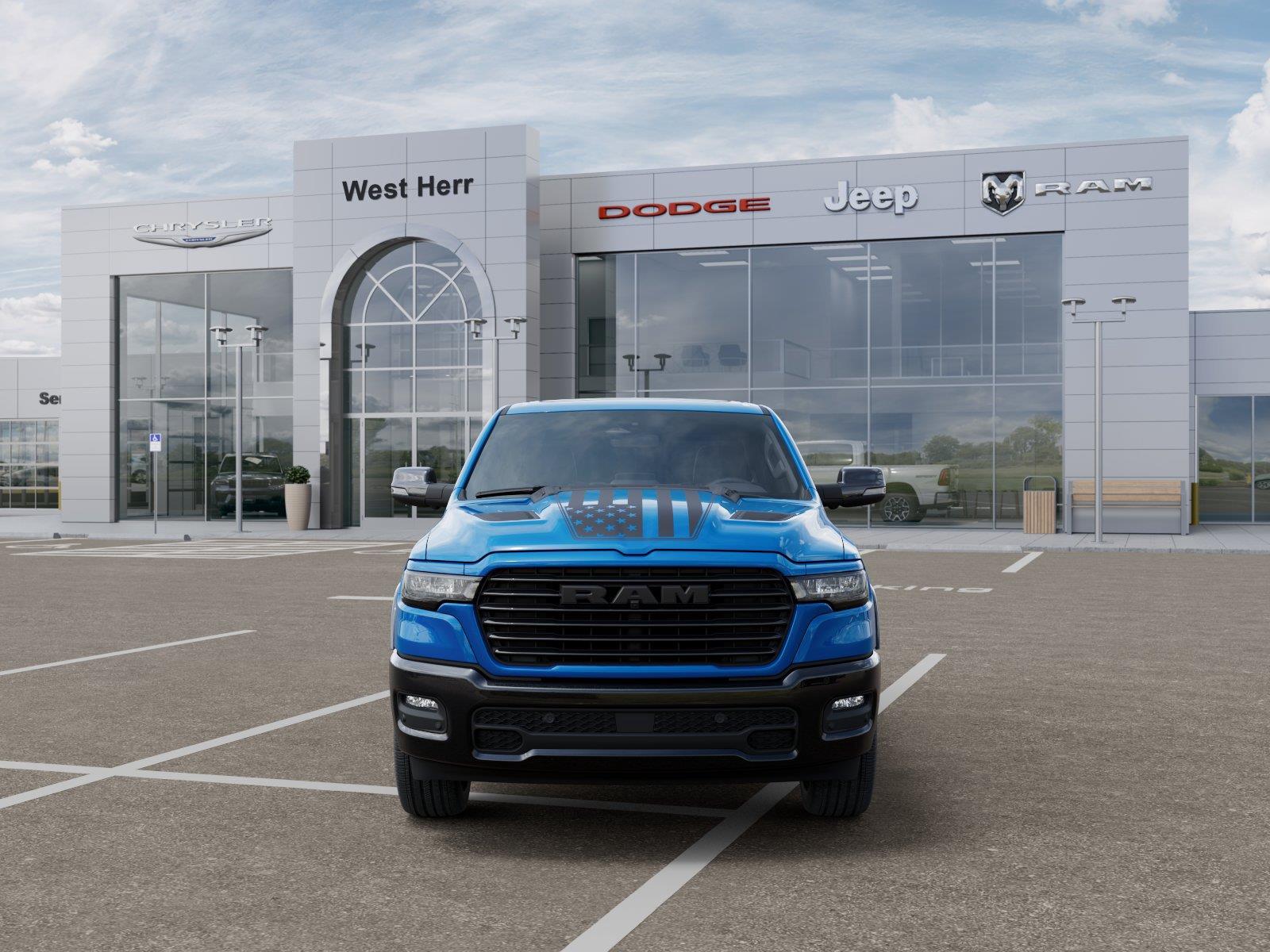 New 2026 Hydro Blue Pearlcoat Ram Laramie image 6
