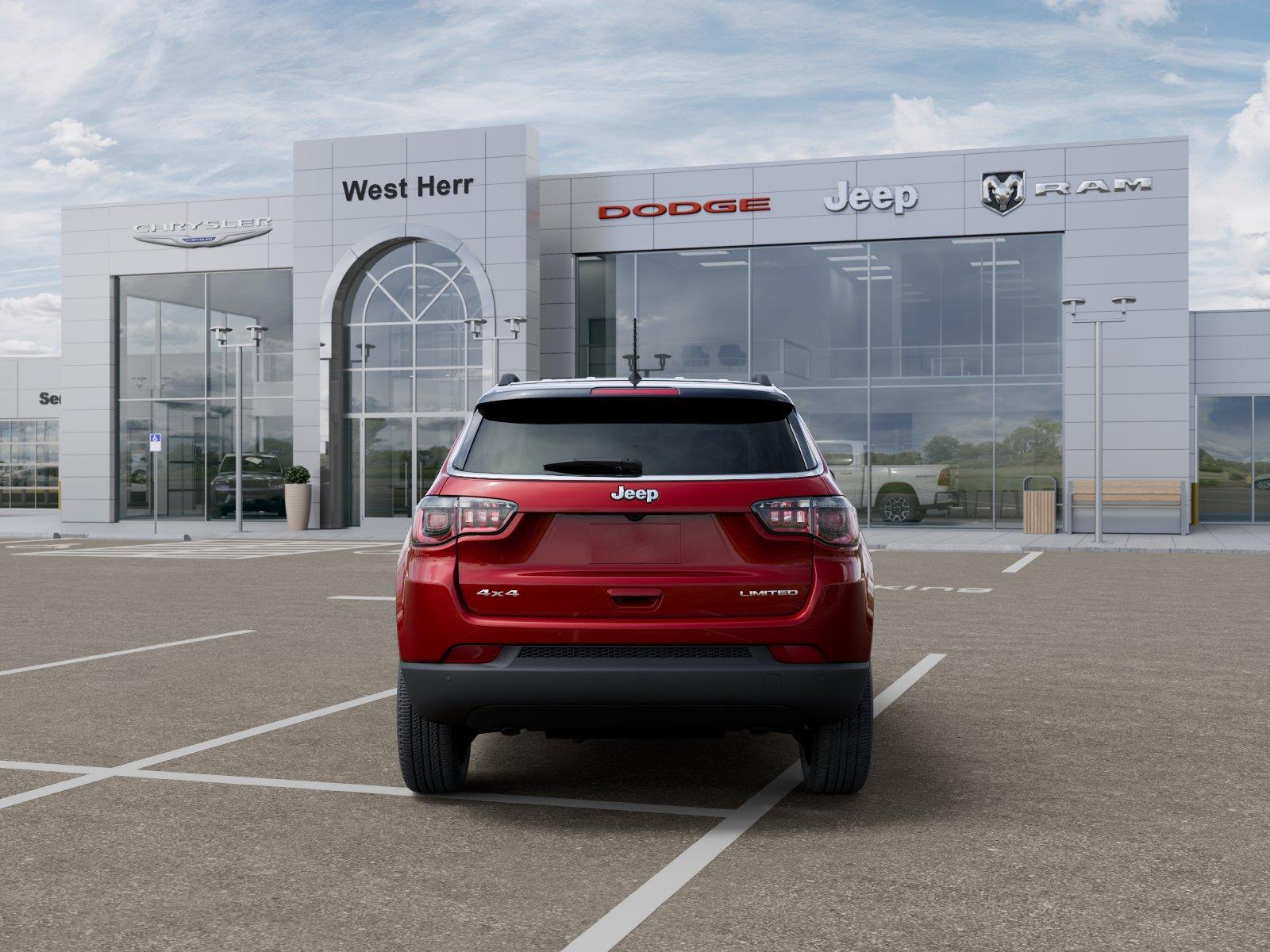 New 2026 Red Hot Pearl-Coat Exterior Pa Jeep COMPASS LIMITED 4X4 image 7