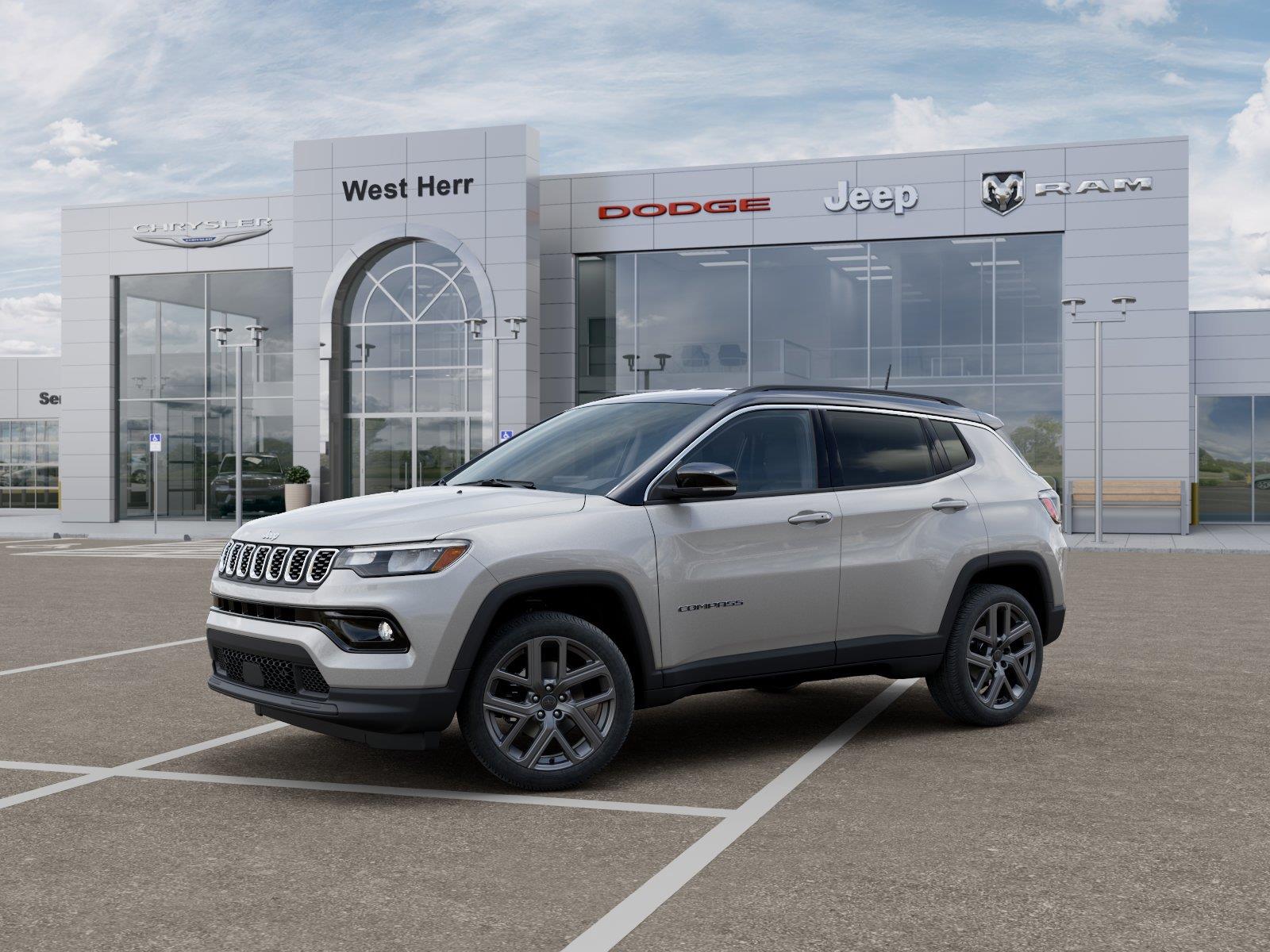 New 2026 Silver Zynith Metallic Clear-C Jeep COMPASS LIMITED ALTITUDE 4X4 image 2