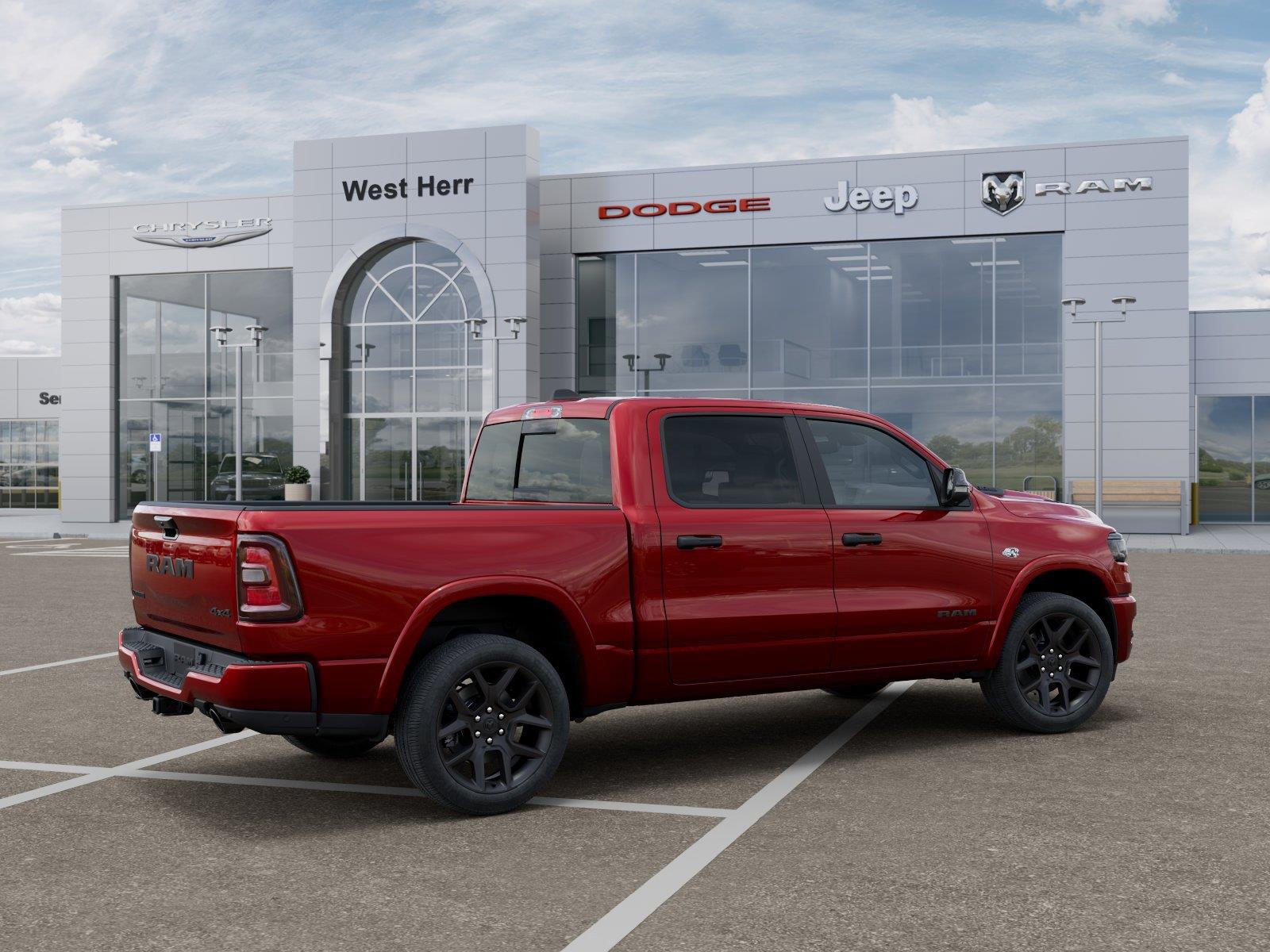 New 2026 Molten Red Pearlcoat Ram Laramie image 4