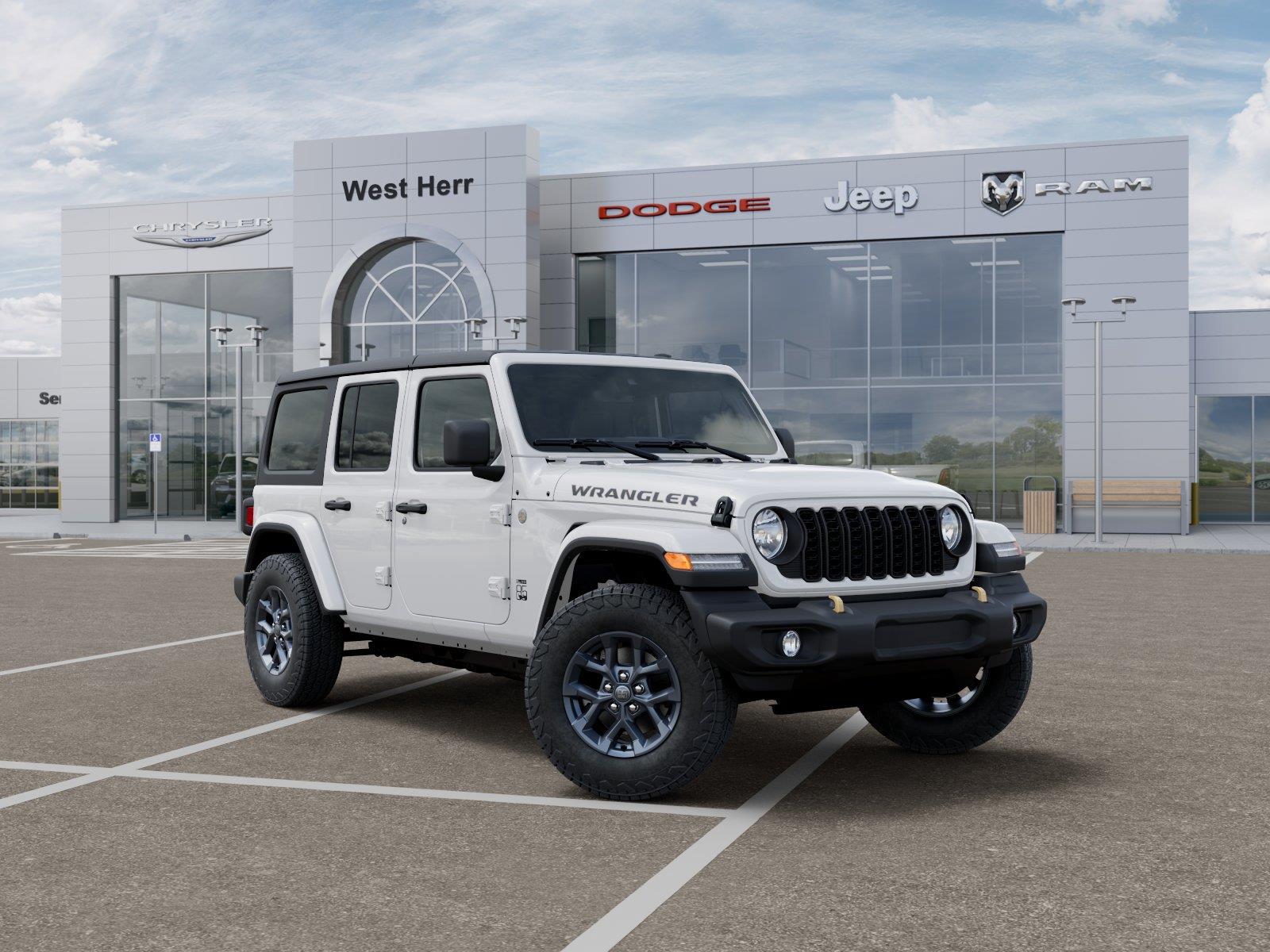 New 2026 Bright White Clear-Coat Exteri Jeep WRANGLER 4-DOOR 85TH ANNIVERSA image 5