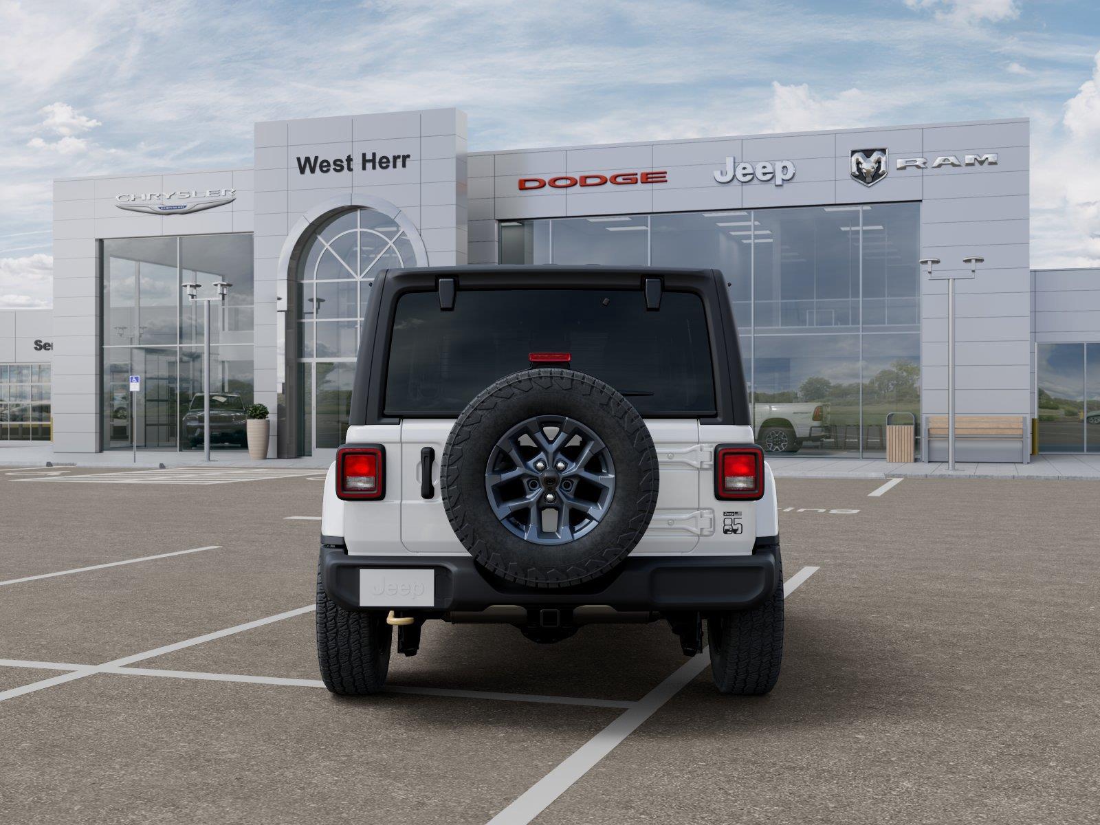 New 2026 Bright White Clear-Coat Exteri Jeep WRANGLER 4-DOOR 85TH ANNIVERSA image 7