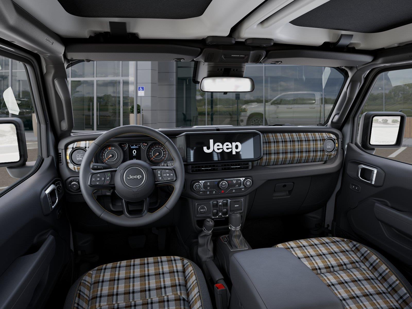 New 2026 Bright White Clear-Coat Exteri Jeep WRANGLER 4-DOOR 85TH ANNIVERSA image 14