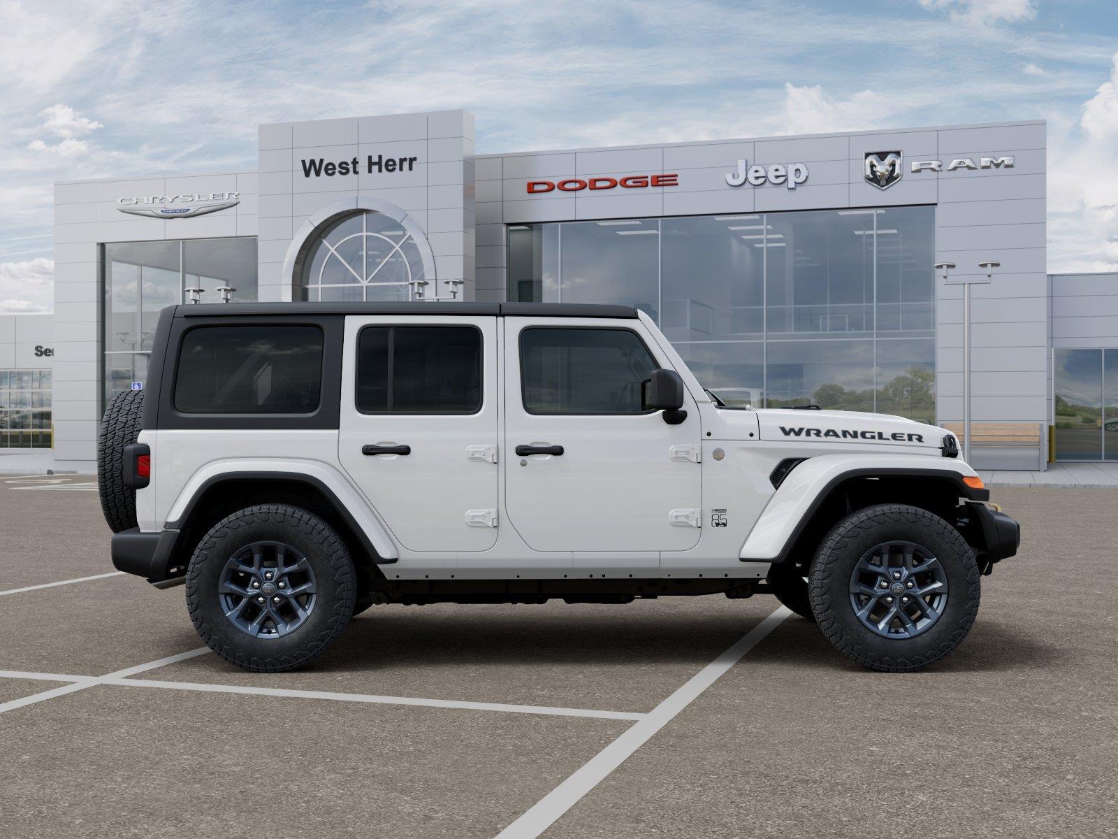 New 2026 Bright White Clear-Coat Exteri Jeep WRANGLER 4-DOOR 85TH ANNIVERSA image 21