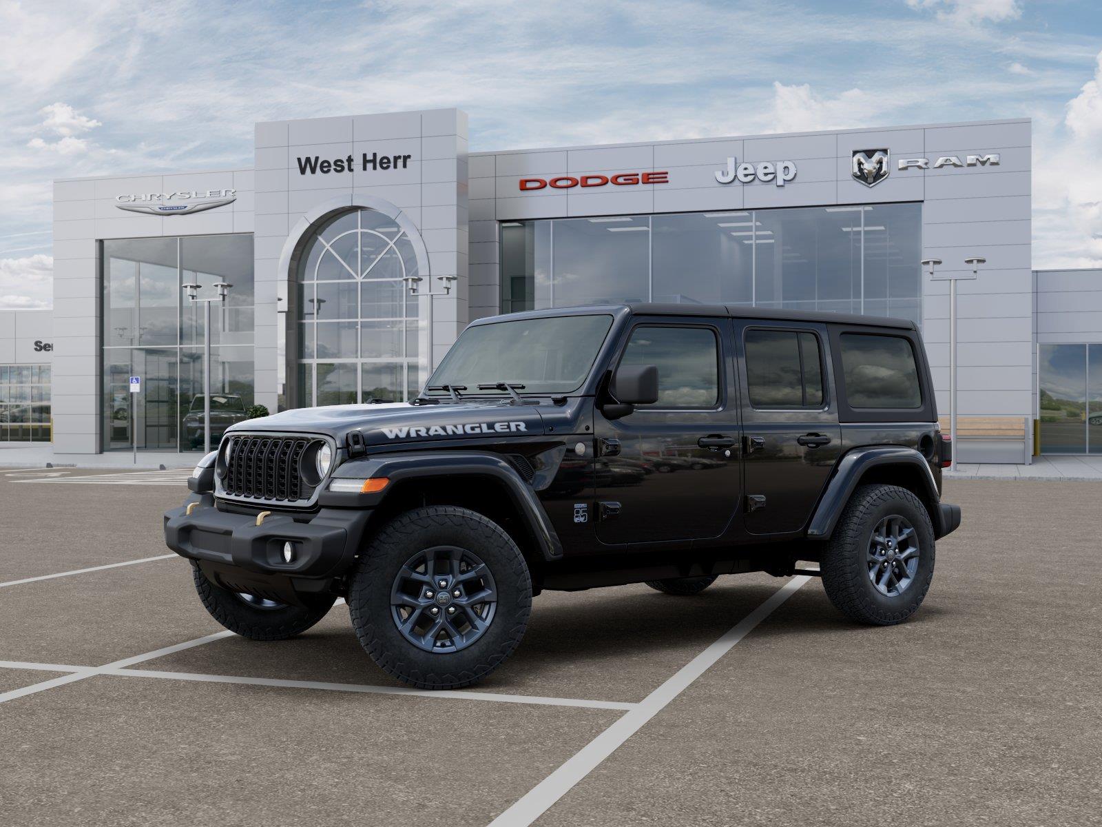 New 2026 Black Clear-Coat Exterior Pain Jeep WRANGLER 4-DOOR 85TH ANNIVERSA image 2