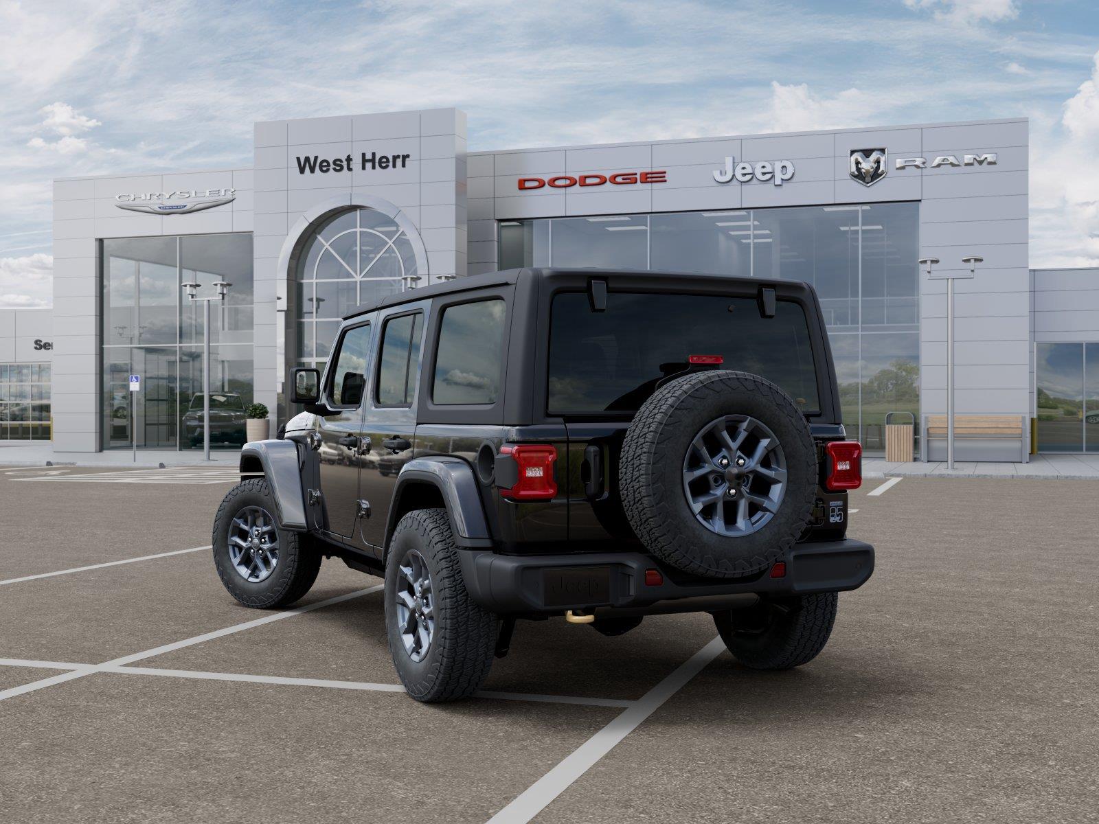 New 2026 Black Clear-Coat Exterior Pain Jeep WRANGLER 4-DOOR 85TH ANNIVERSA image 3