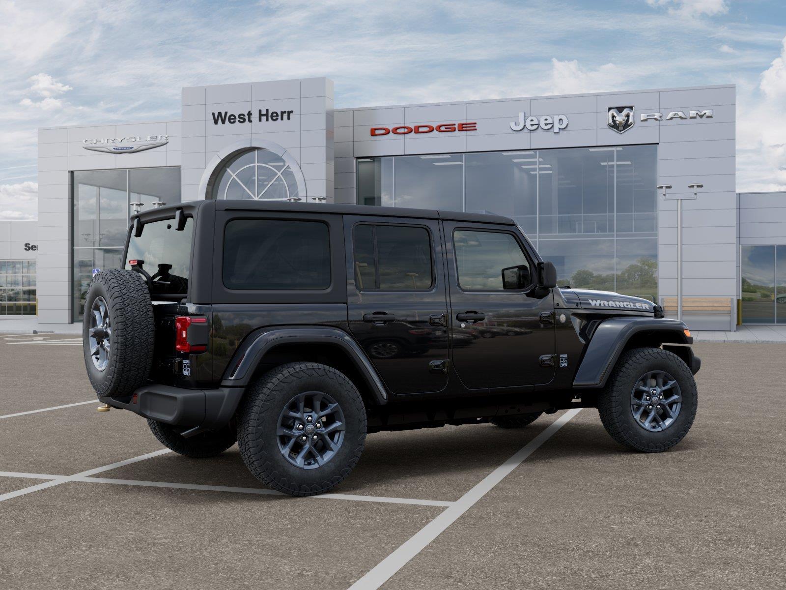 New 2026 Black Clear-Coat Exterior Pain Jeep WRANGLER 4-DOOR 85TH ANNIVERSA image 4