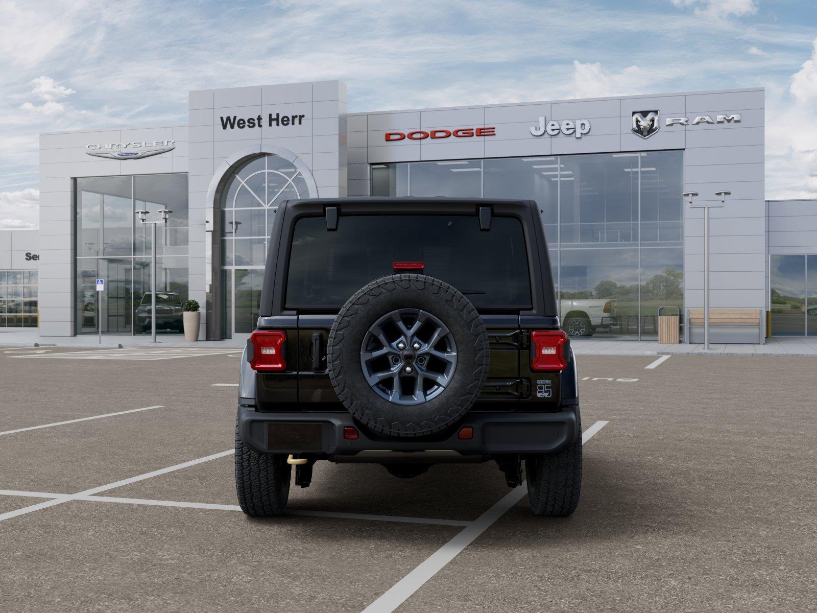 New 2026 Black Clear-Coat Exterior Pain Jeep WRANGLER 4-DOOR 85TH ANNIVERSA image 7