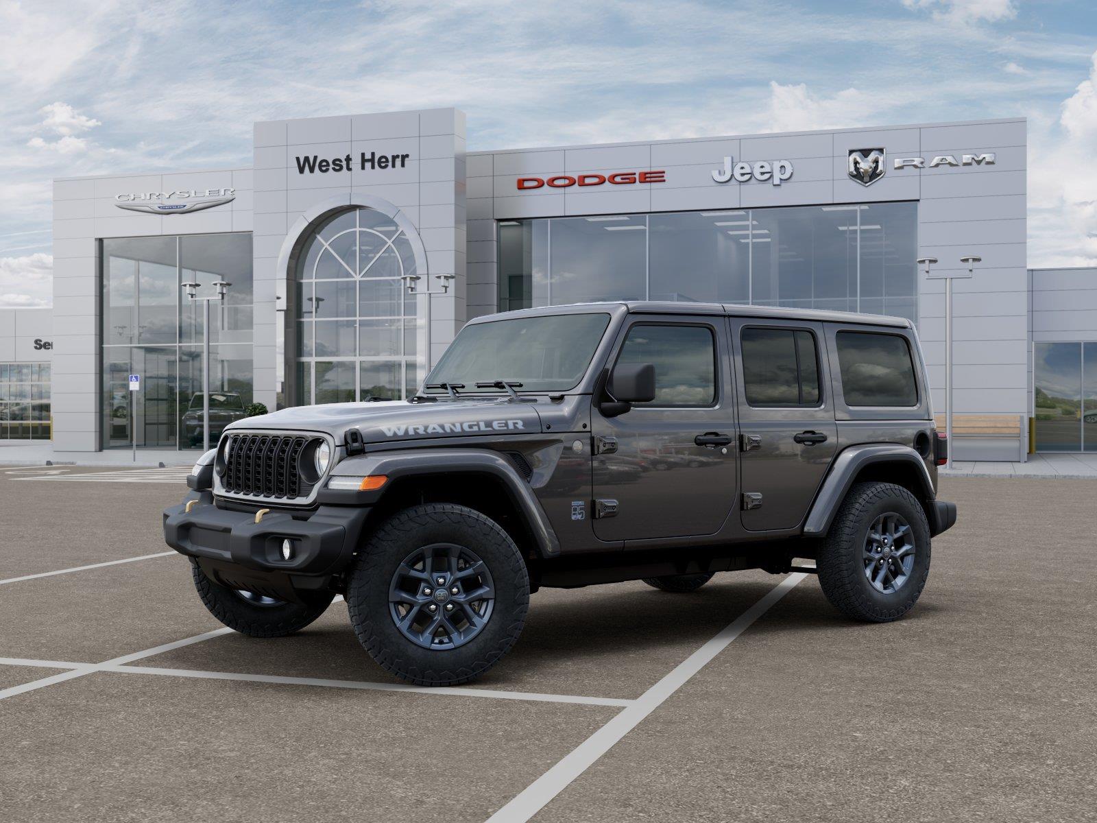 New 2026 Granite Crystal Metallic Clear Jeep WRANGLER 4-DOOR 85TH ANNIVERSA image 2