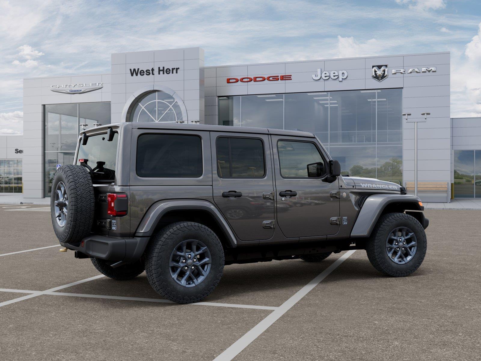 New 2026 Granite Crystal Metallic Clear Jeep WRANGLER 4-DOOR 85TH ANNIVERSA image 4