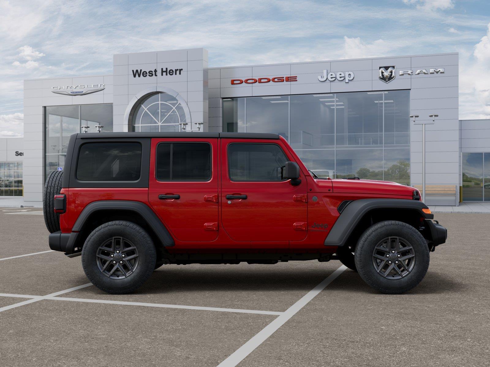 New 2026 Firecracker Red Clear-Coat Ext Jeep WRANGLER 4-DOOR SPORT S image 21