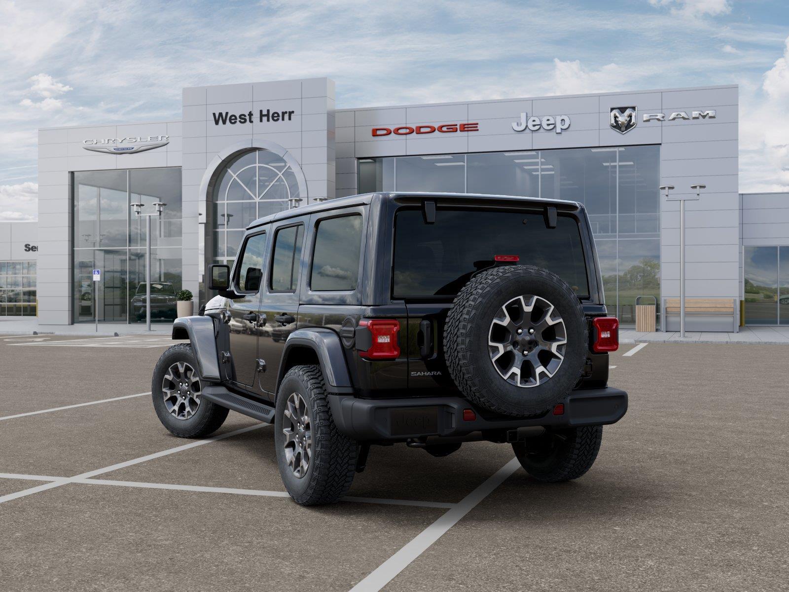 New 2027 Black Clearcoat Jeep Sahara image 3