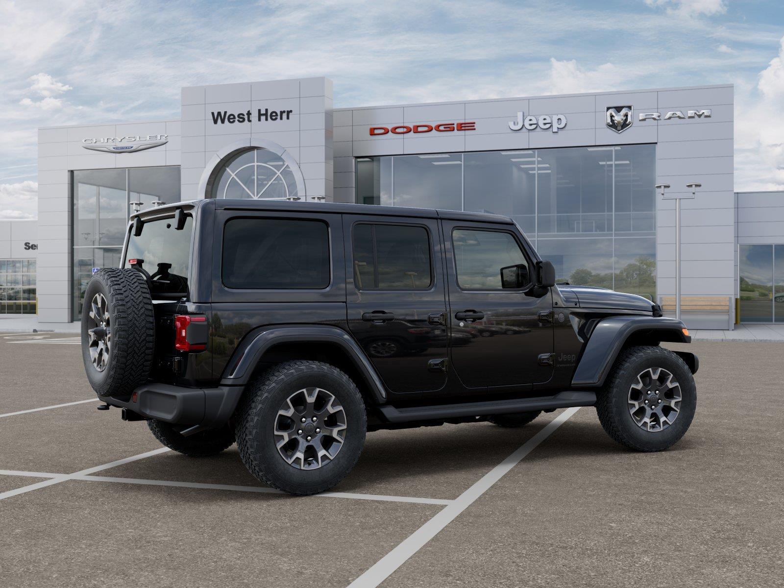 New 2027 Black Clearcoat Jeep Sahara image 4