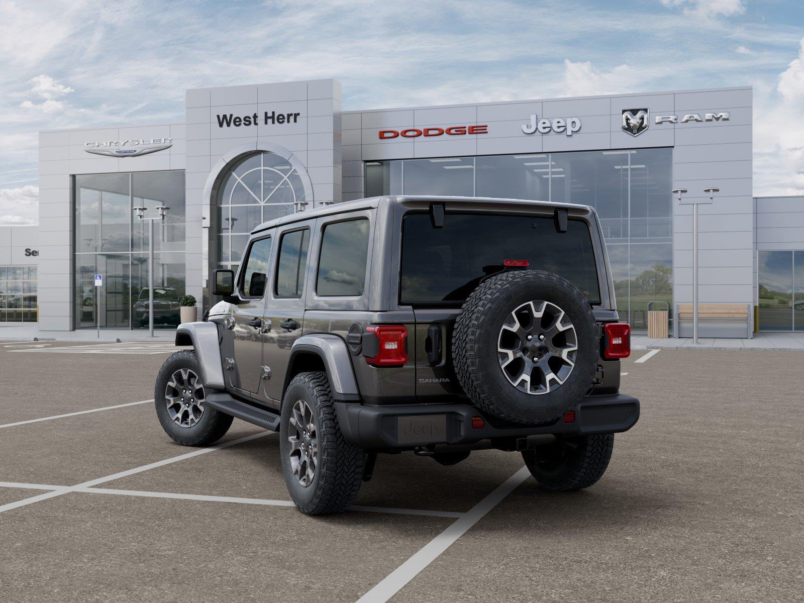 New 2027 Granite Crystal Metallic Clearcoat Jeep Sahara image 3