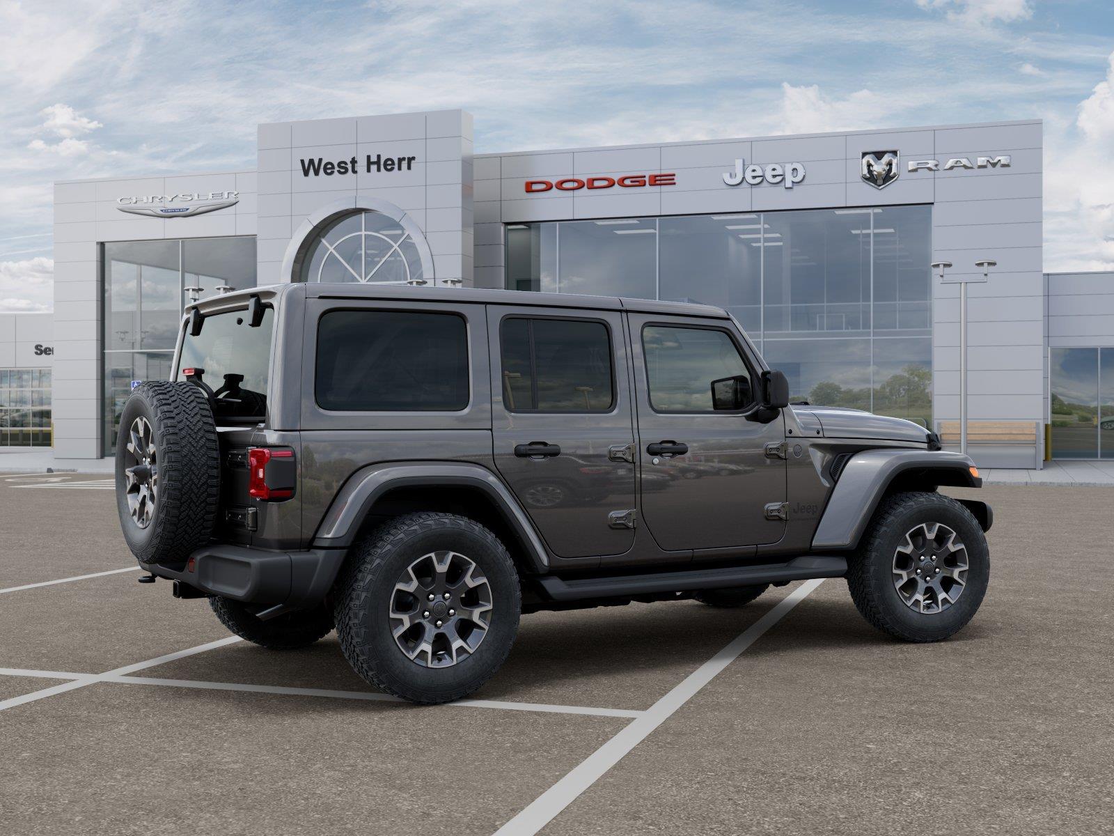 New 2027 Granite Crystal Metallic Clearcoat Jeep Sahara image 4
