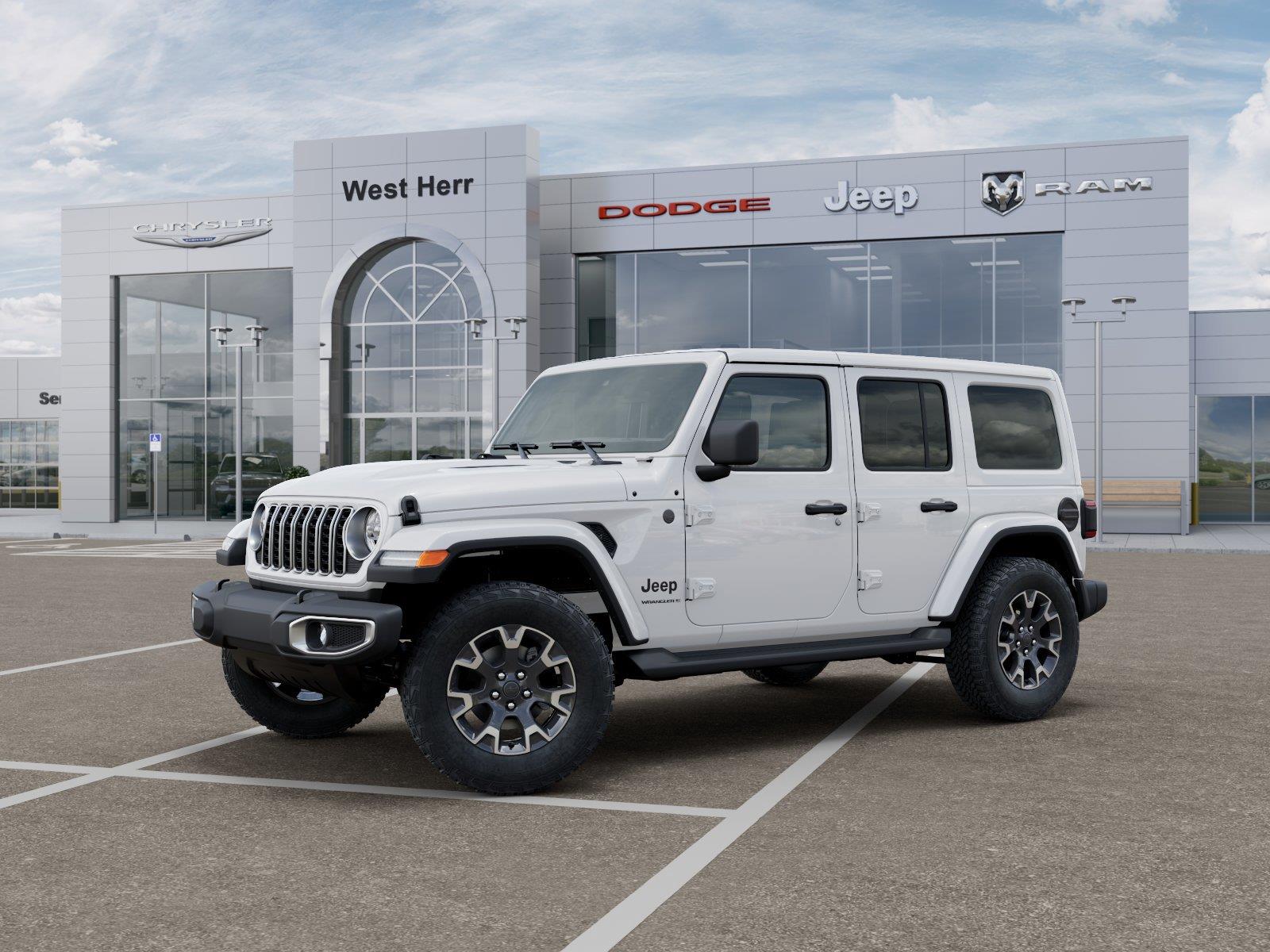 New 2027 Bright White Clearcoat Jeep Sahara image 2