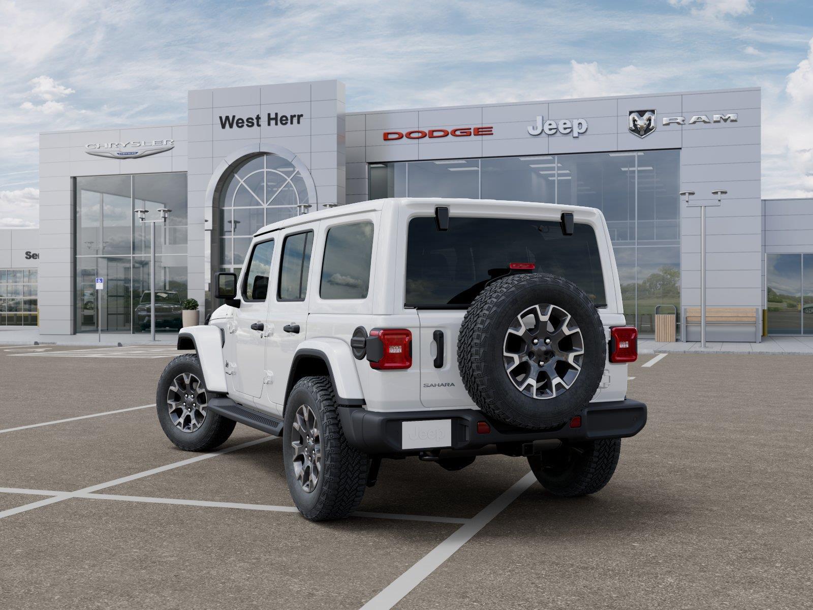 New 2027 Bright White Clearcoat Jeep Sahara image 3
