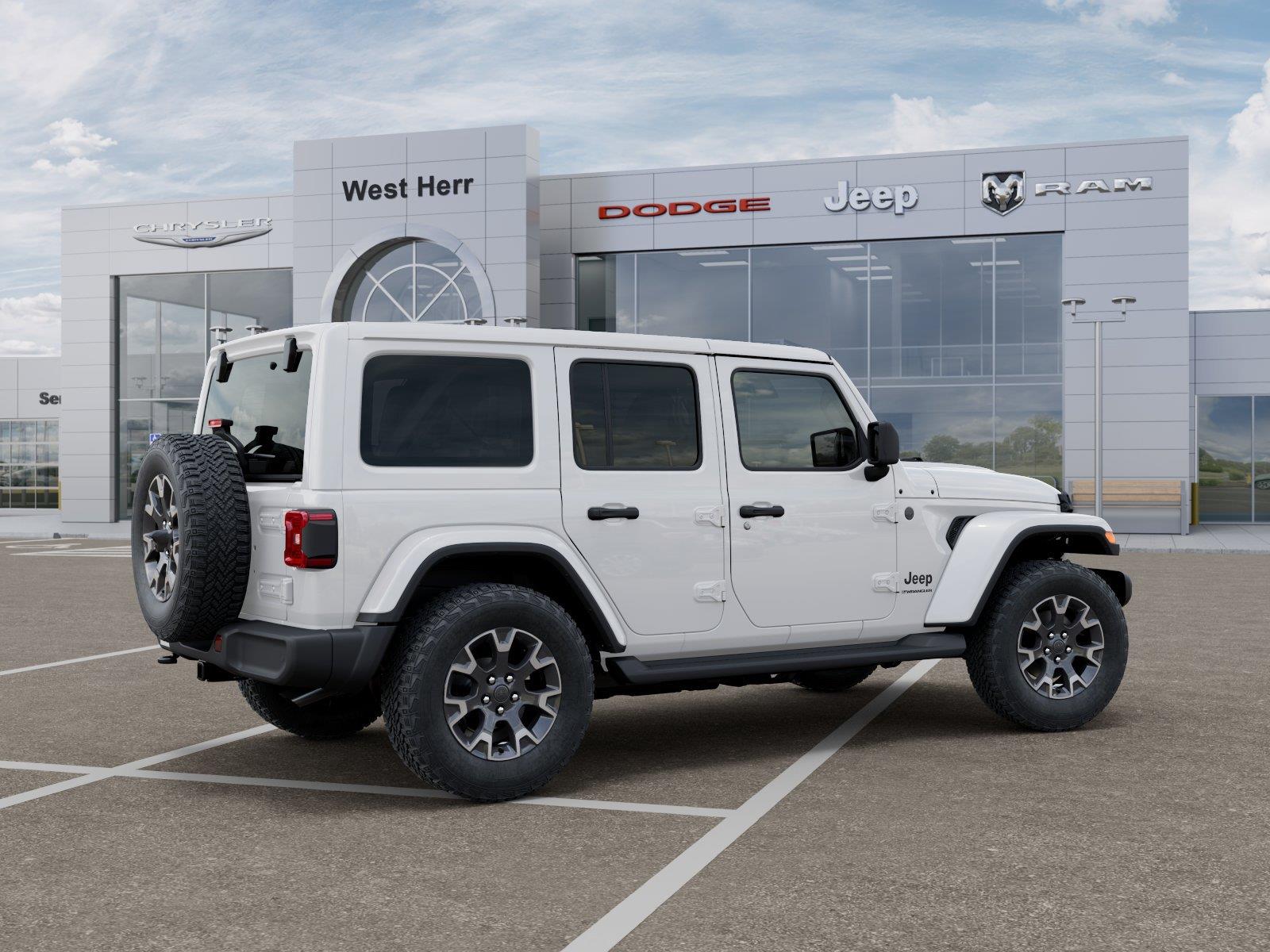New 2027 Bright White Clearcoat Jeep Sahara image 4