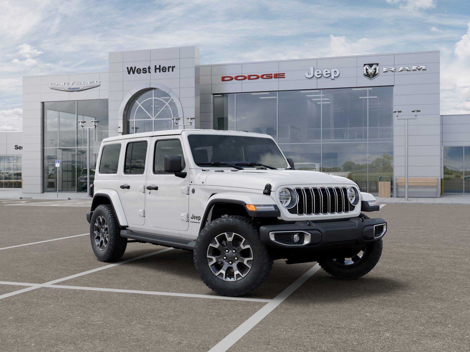 New 2027 Bright White Clearcoat Jeep Sahara image 5