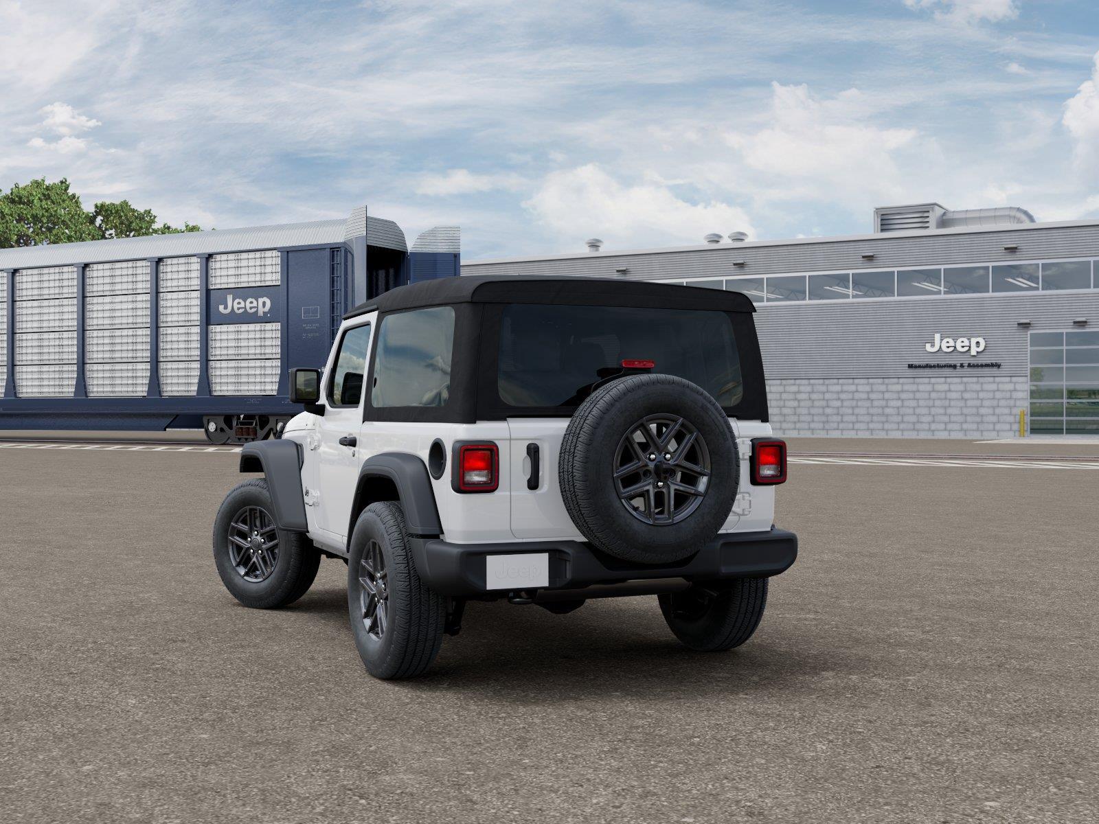 New 2027 Bright White Clearcoat Jeep Sport S image 3