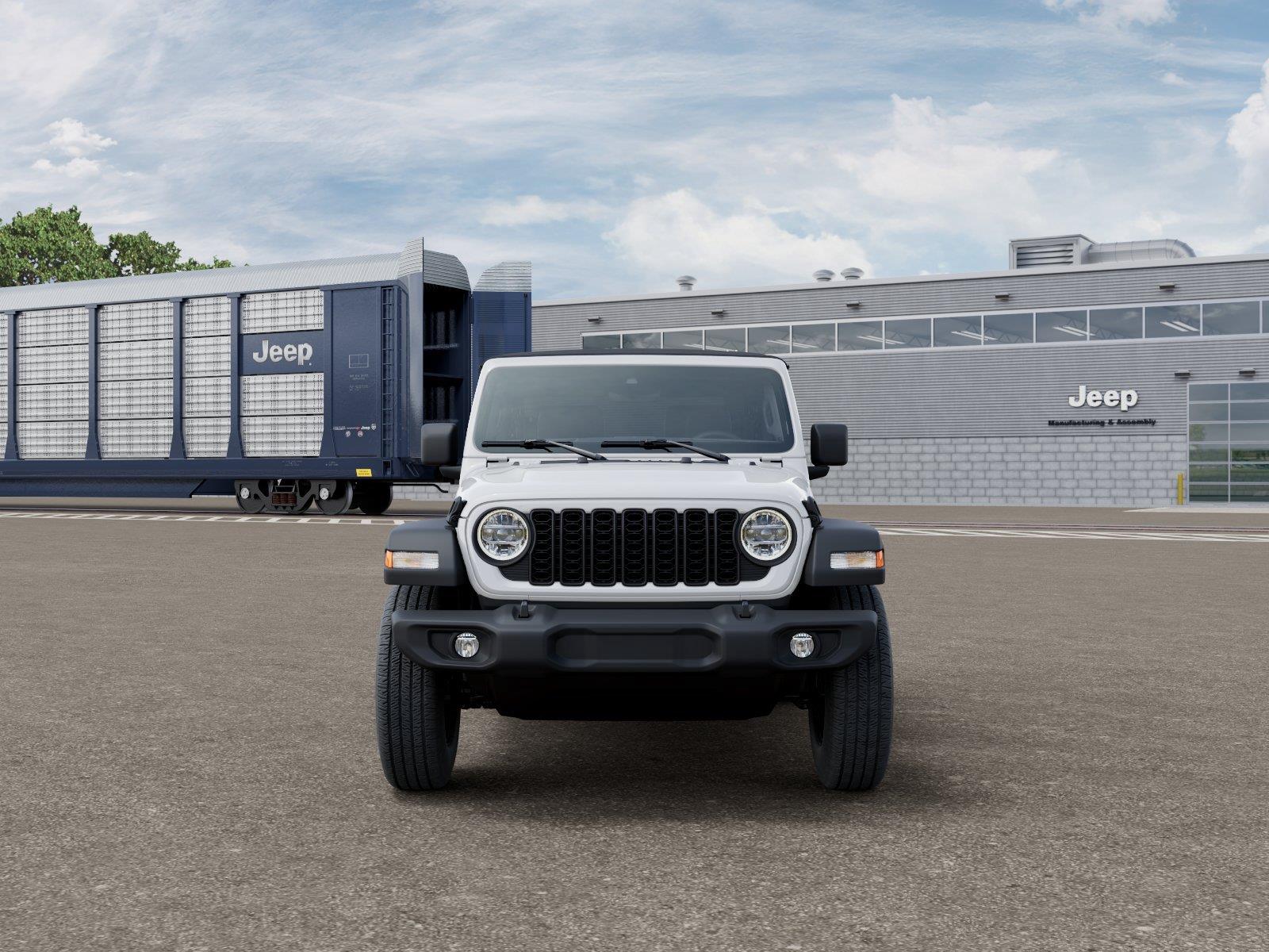 New 2027 Bright White Clearcoat Jeep Sport S image 6