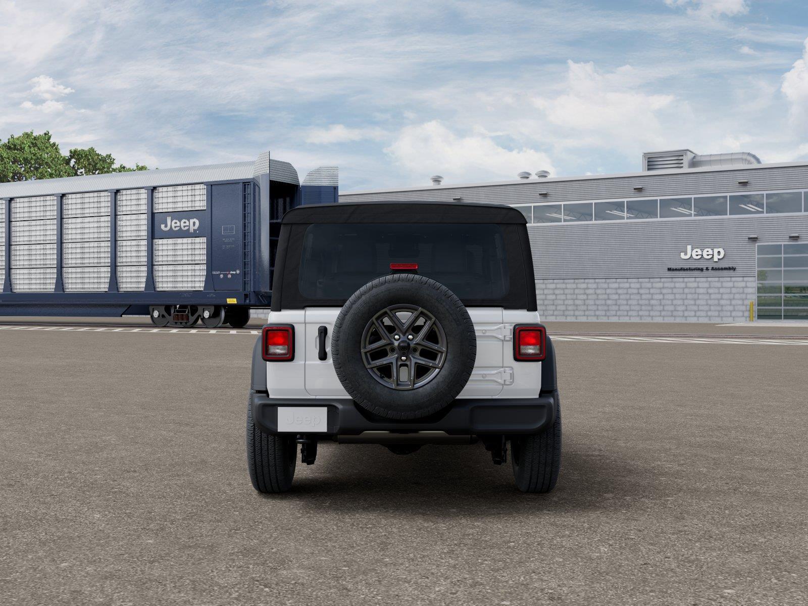 New 2027 Bright White Clearcoat Jeep Sport S image 7