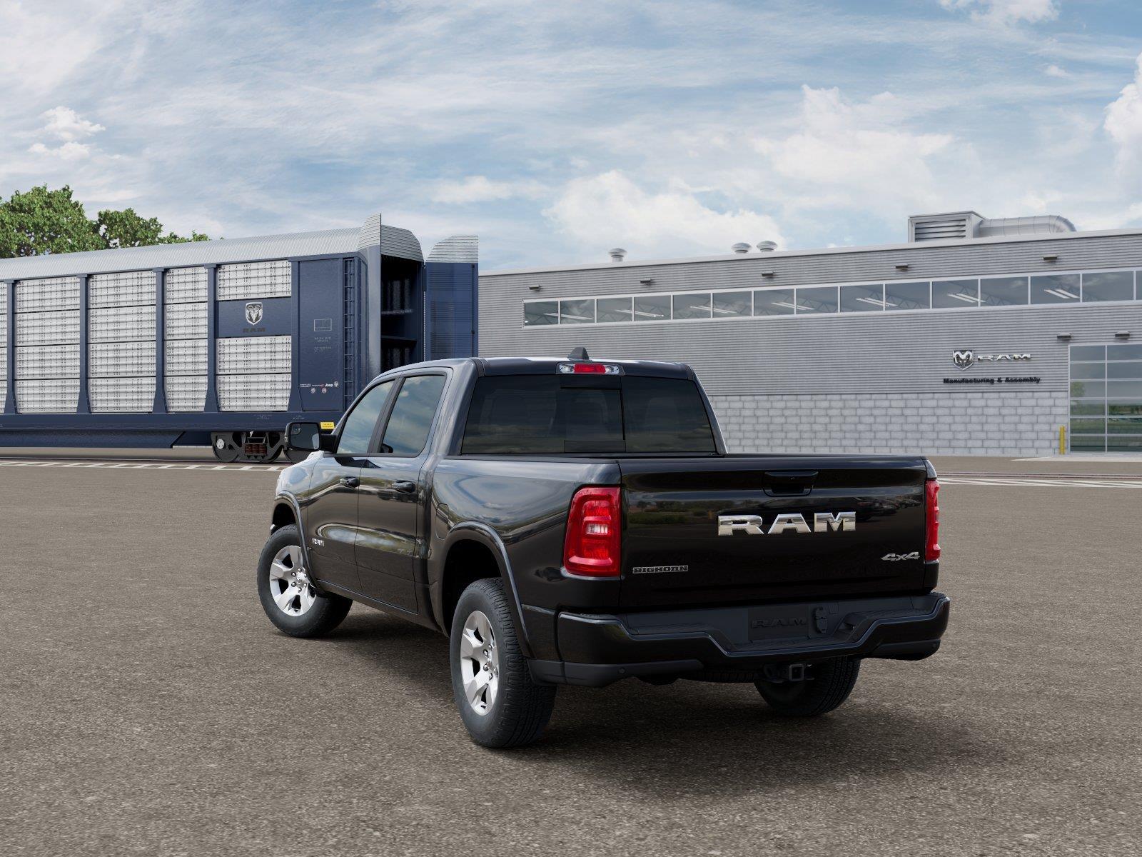 New 2027 Diamond Black Crystal Pearlcoat Ram Big Horn image 3