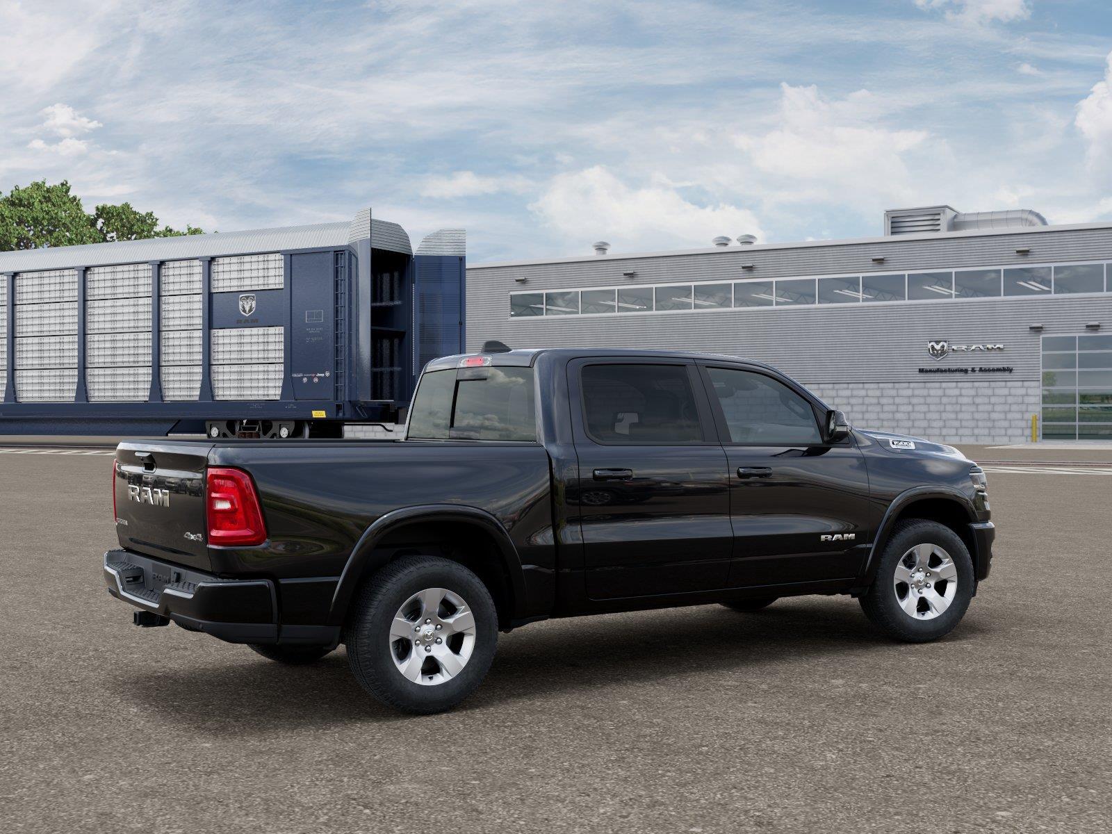 New 2027 Diamond Black Crystal Pearlcoat Ram Big Horn image 4