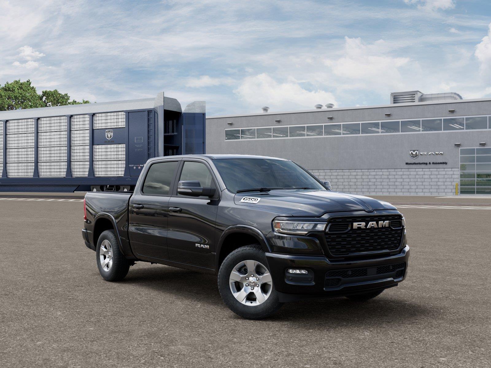 New 2027 Diamond Black Crystal Pearlcoat Ram Big Horn image 5