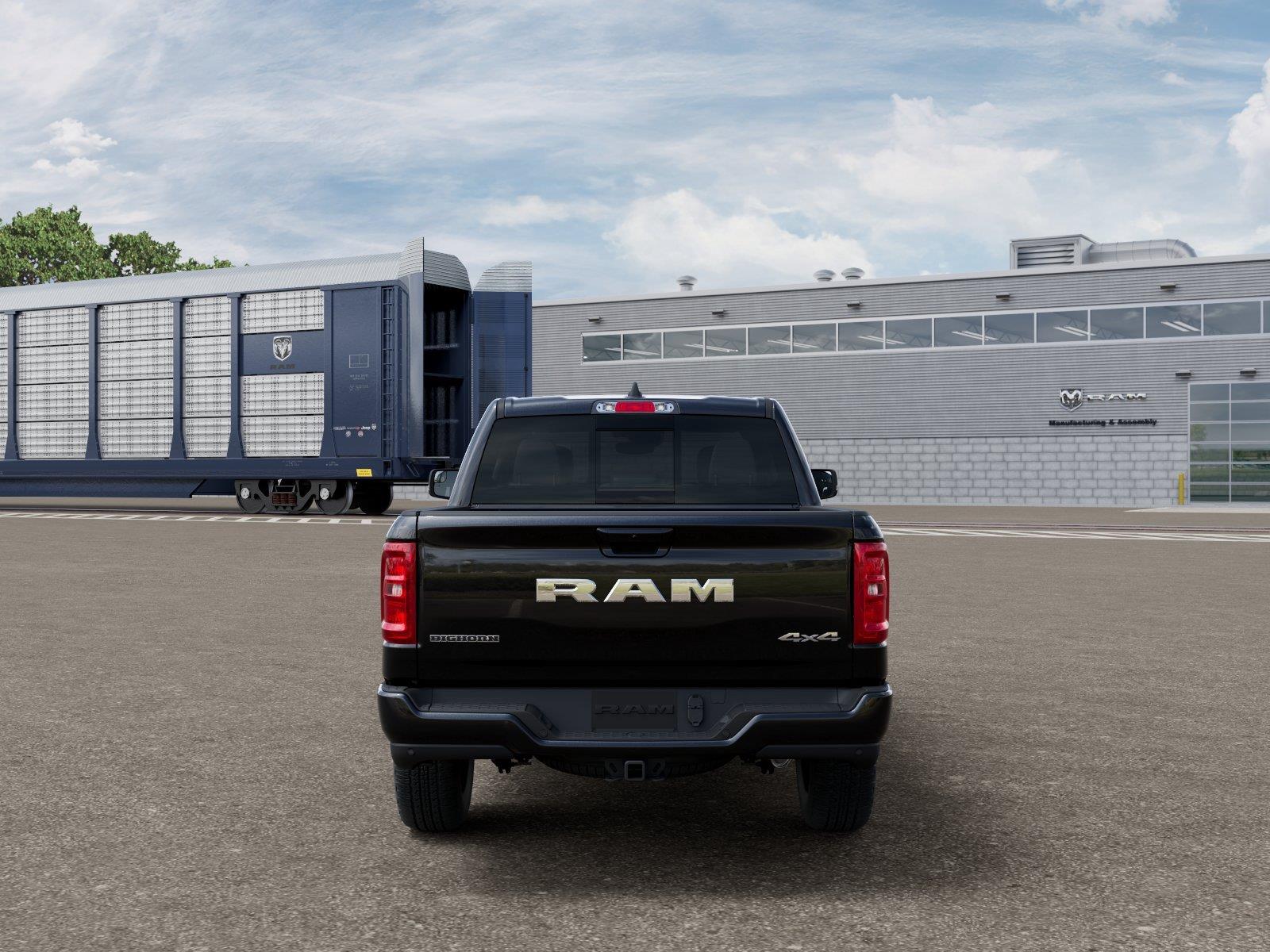New 2027 Diamond Black Crystal Pearlcoat Ram Big Horn image 7