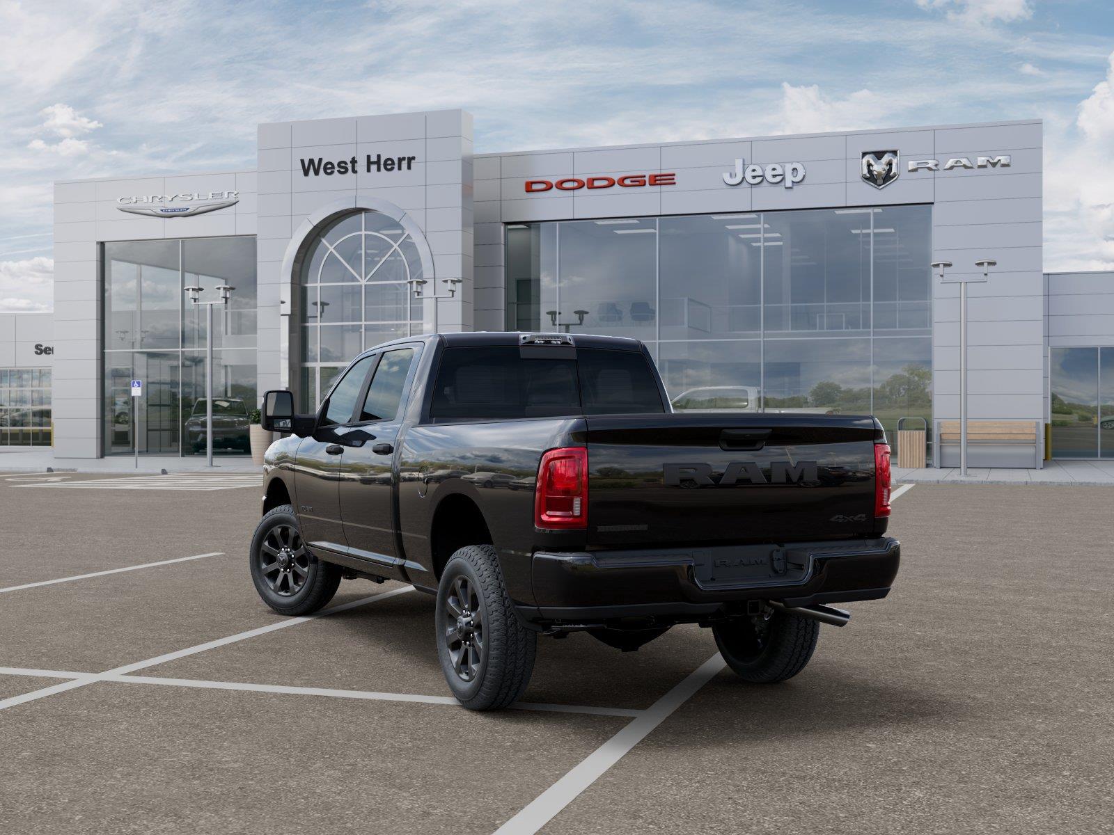New 2026 Diamond Black Crystal Pearlcoat Ram Big Horn image 3