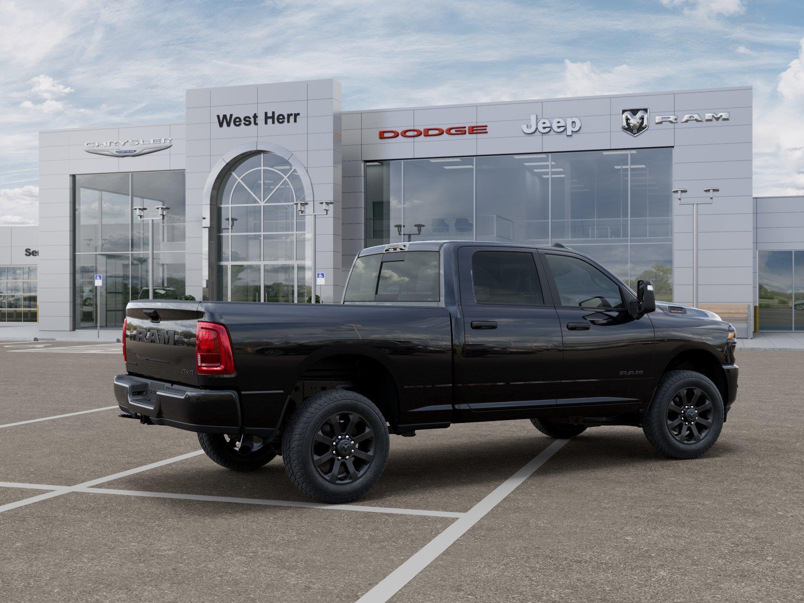 New 2026 Diamond Black Crystal Pearlcoat Ram Big Horn image 4