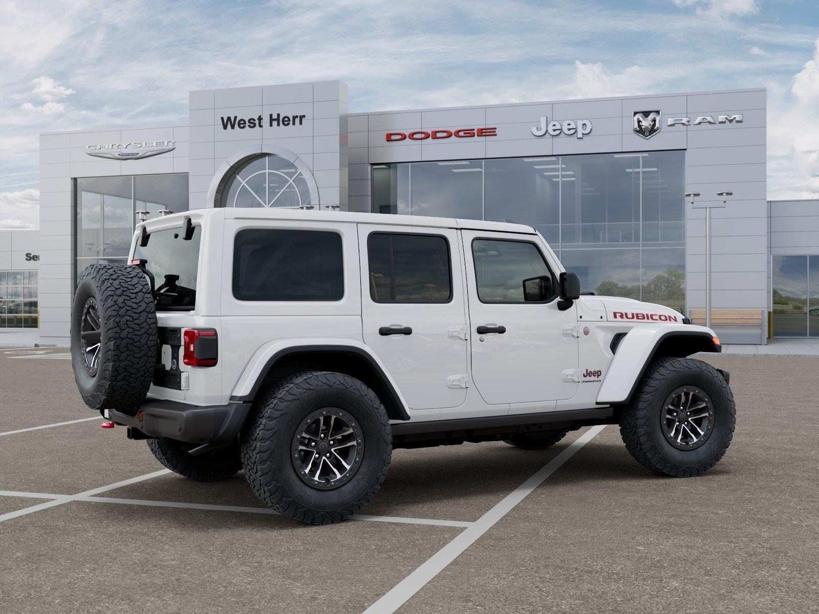New 2026 Bright White Clearcoat Jeep Rubicon X image 4