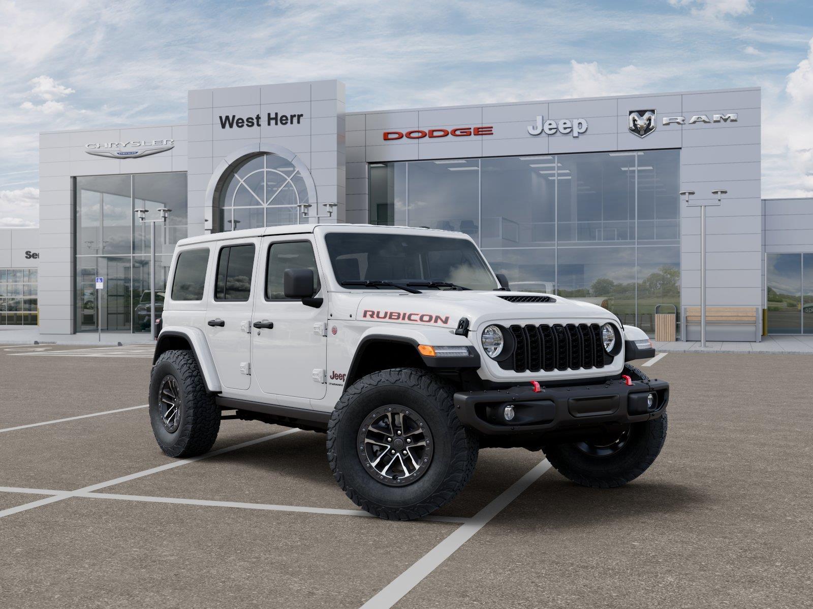New 2026 Bright White Clearcoat Jeep Rubicon X image 5