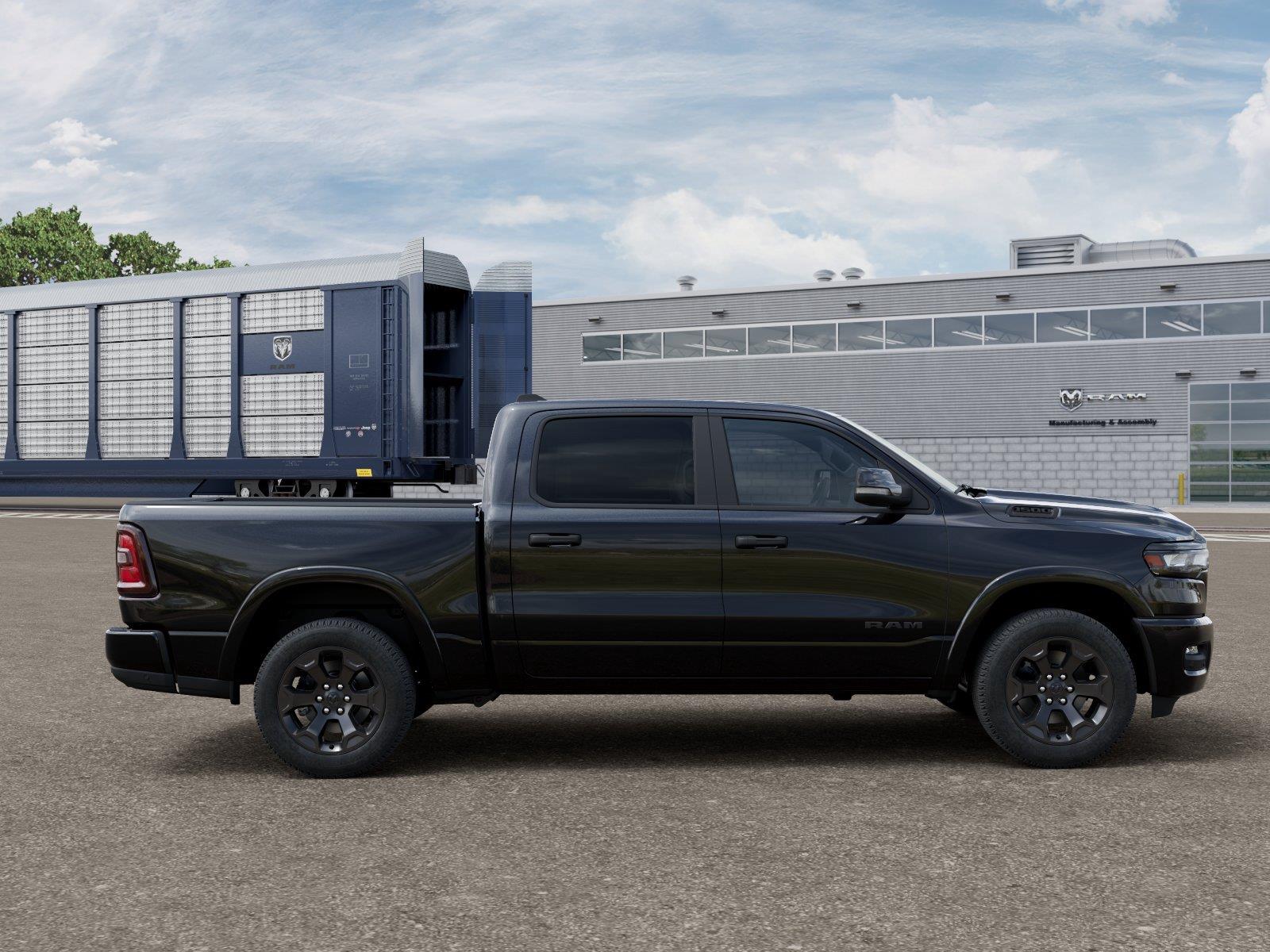 New 2027 Diamond Black Crystal Pearlcoat Ram Big Horn image 21