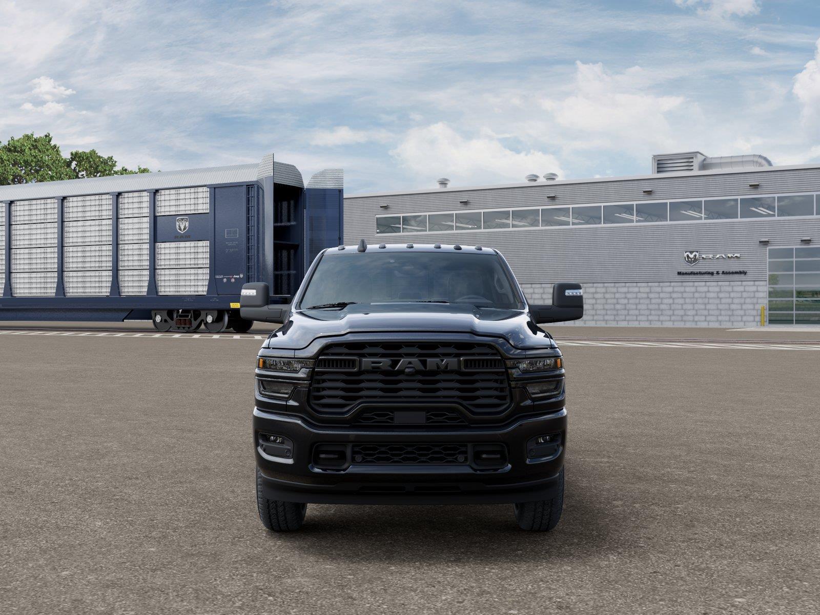 New 2027 Diamond Black Crystal Pearlcoat Ram Big Horn image 6