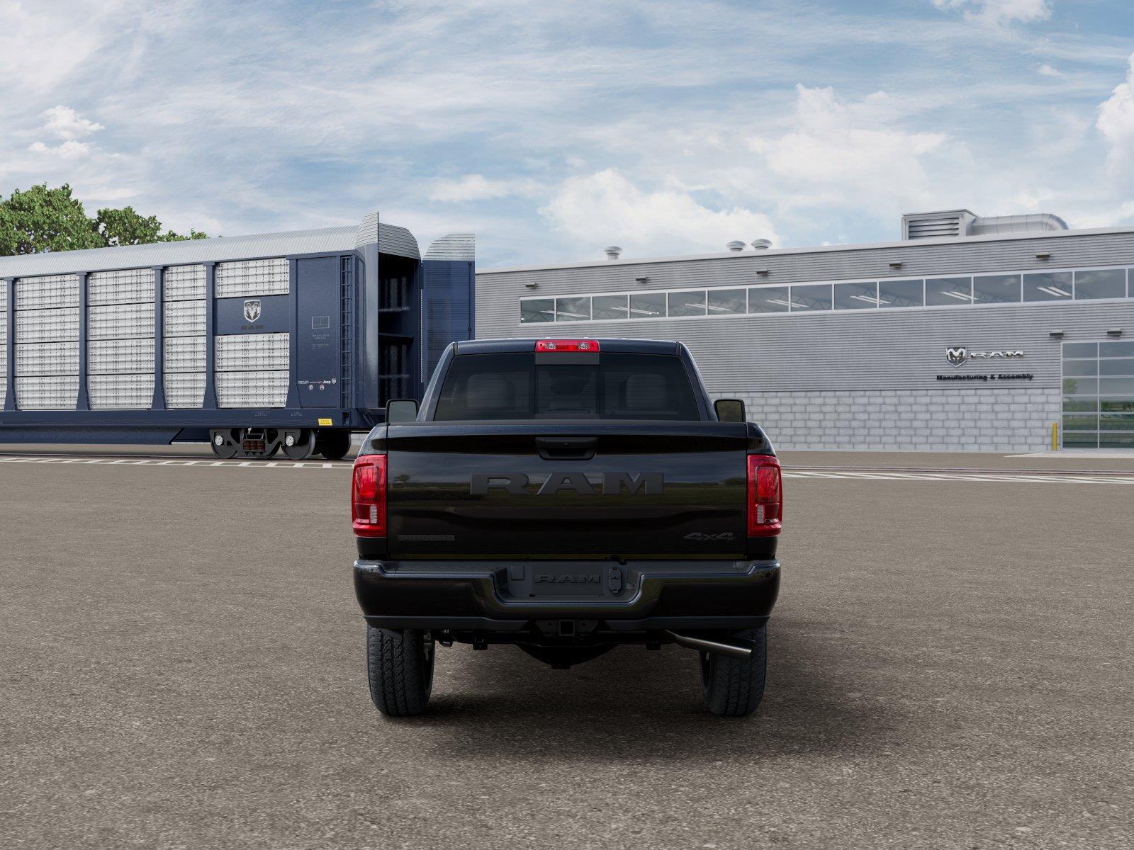 New 2027 Diamond Black Crystal Pearlcoat Ram Big Horn image 7