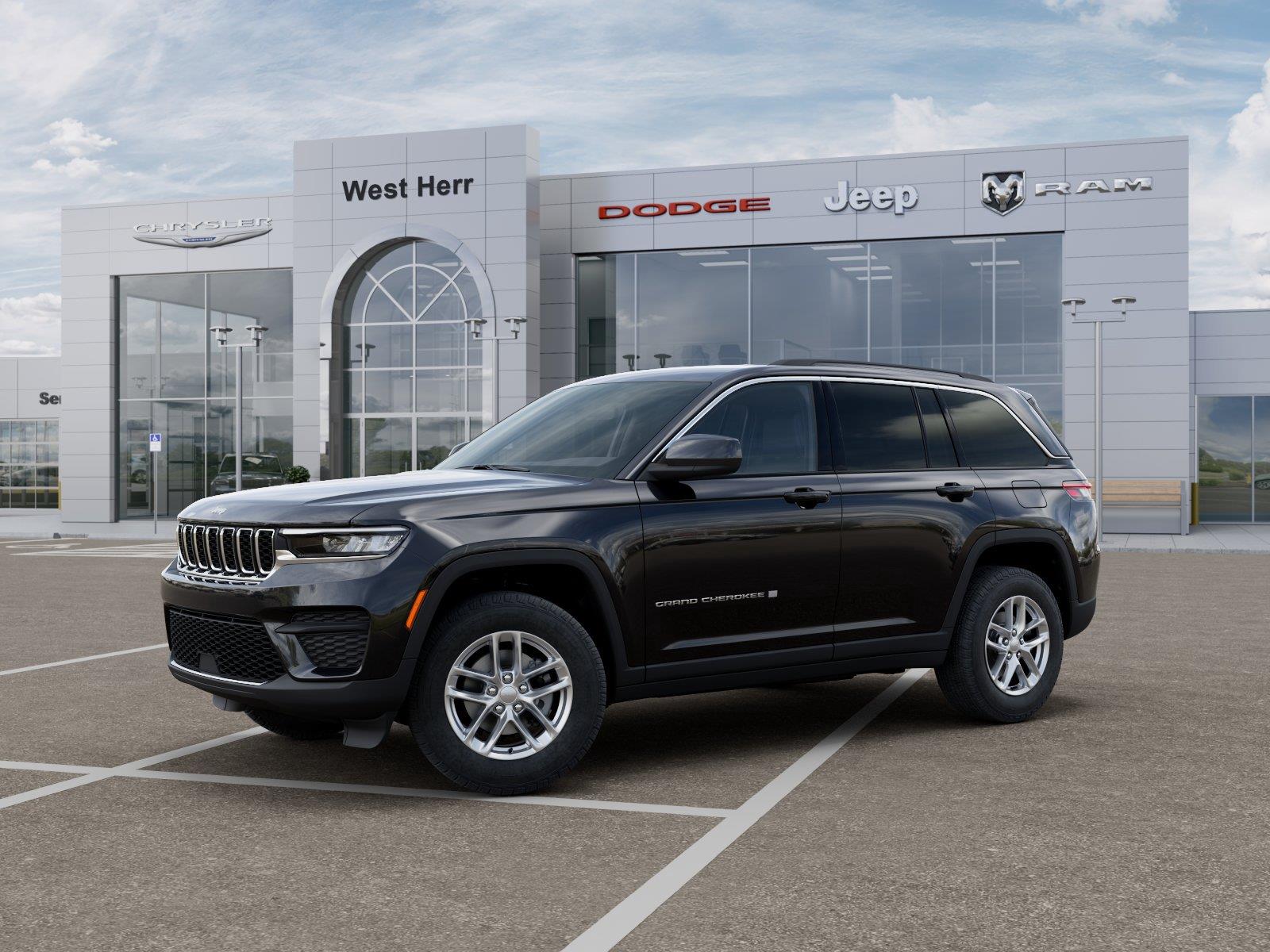 New 2026 Diamond Black Crystal Pearlcoat Jeep Laredo X image 2