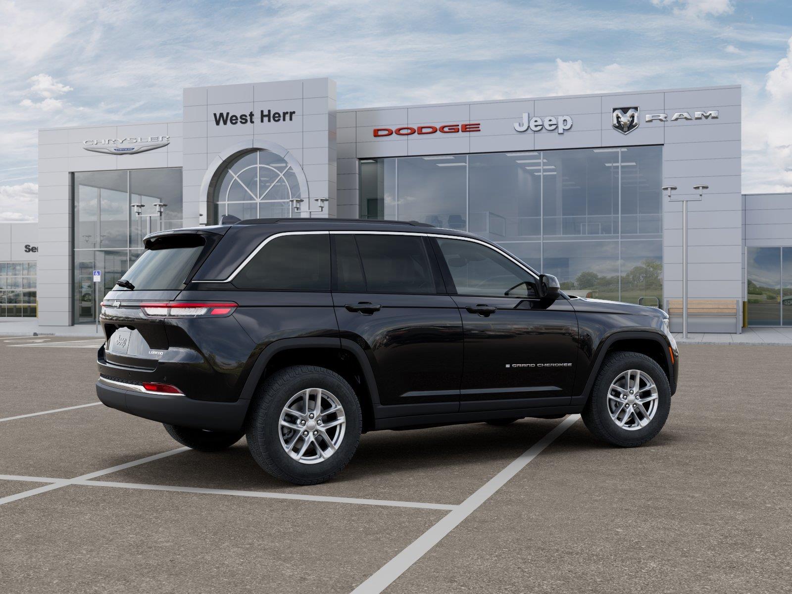New 2026 Diamond Black Crystal Pearlcoat Jeep Laredo X image 4