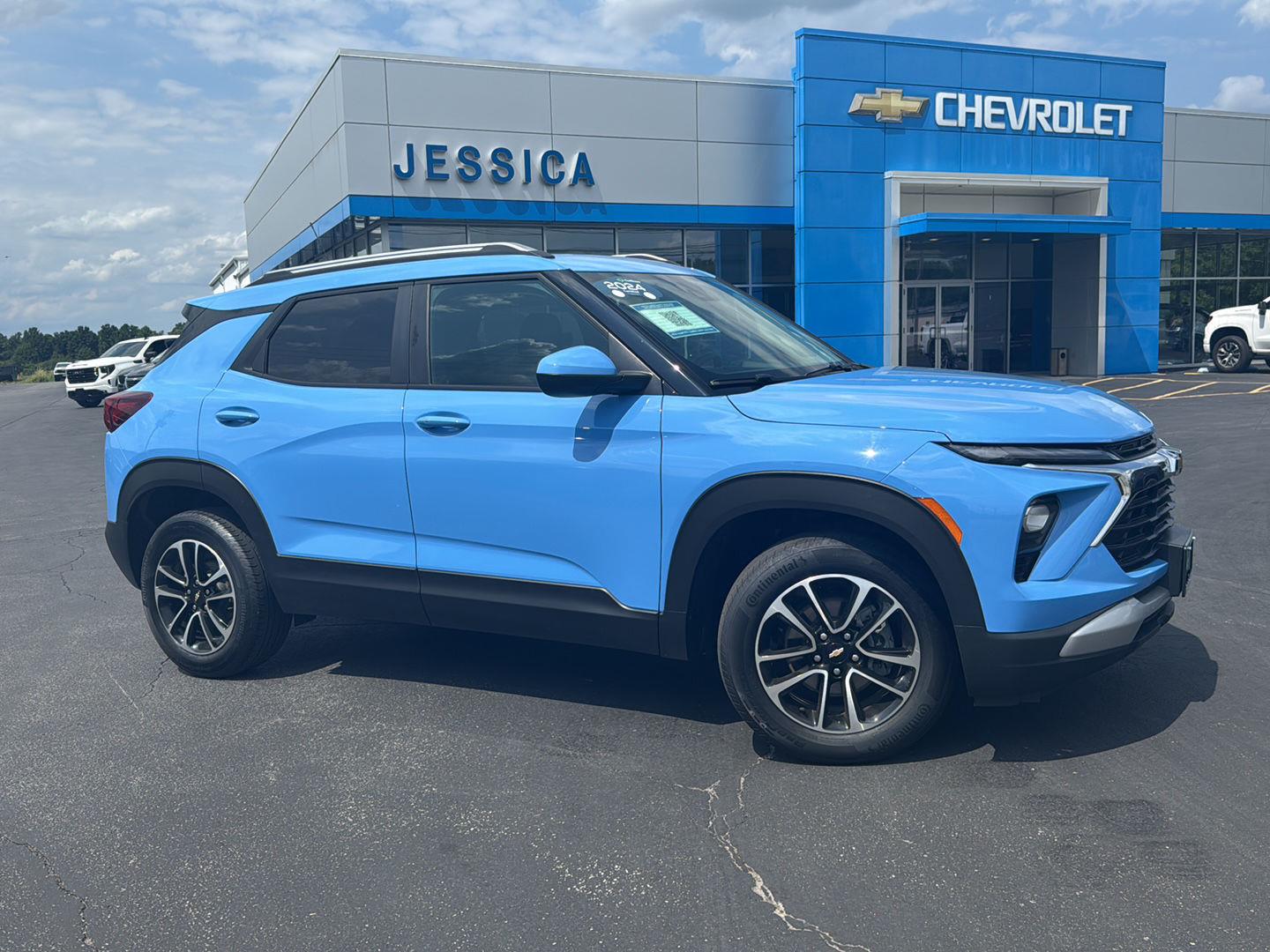 Fountain Blue 2024 Chevrolet Trailblazer SUV / Crossover Four-Wheel Drive 9-Speed Automatic