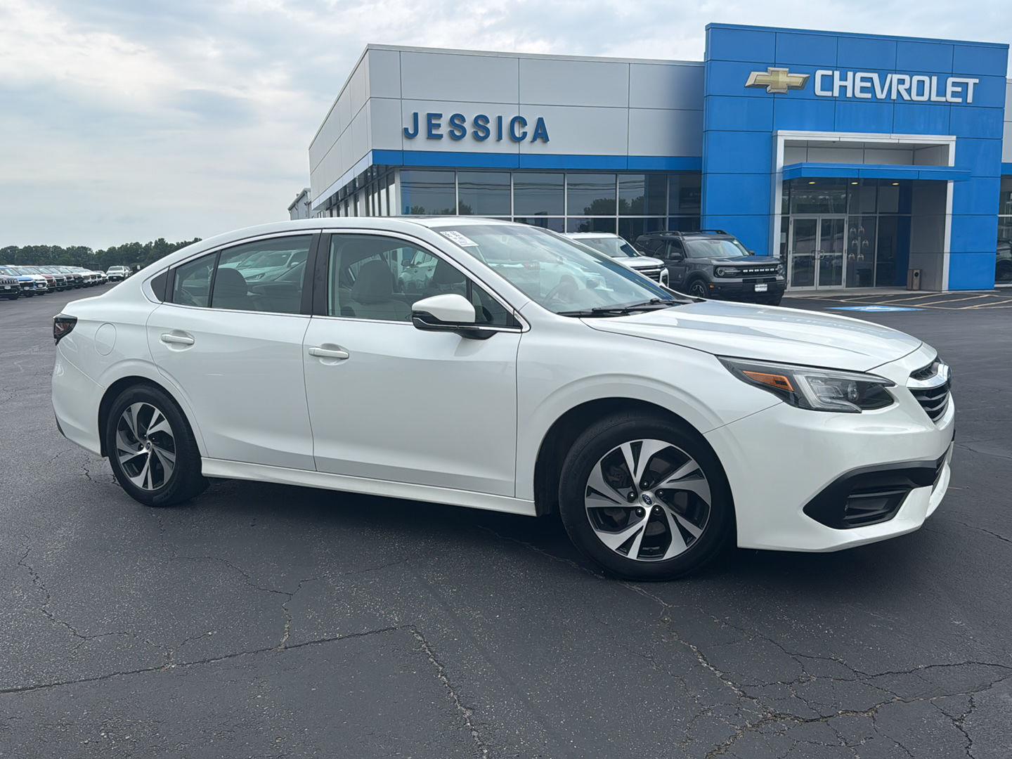 Crystal White Pearl 2022 Subaru Legacy Sedan All-Wheel Drive Continuously Variable Transmission