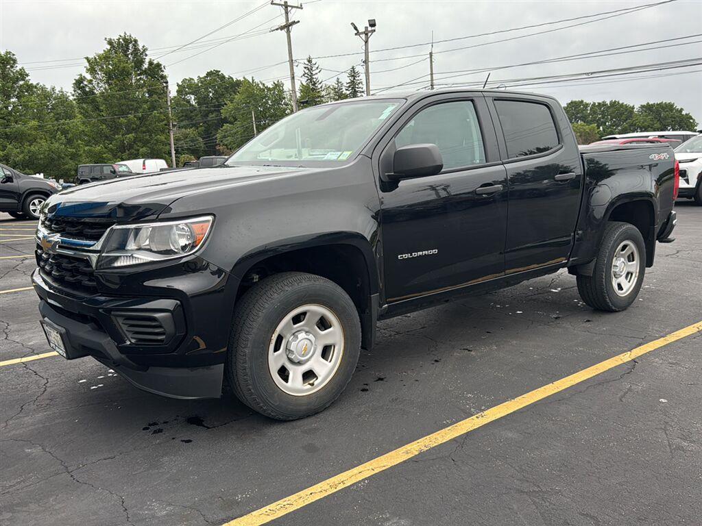 Black 2022 Chevrolet Colorado Pickup Truck Four-Wheel Drive 8-Speed Automatic