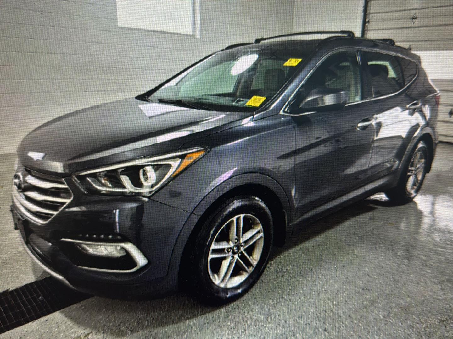 Gray (Platinum Graphite) 2017 Hyundai Santa Fe Sport SUV / Crossover All-Wheel Drive Automatic