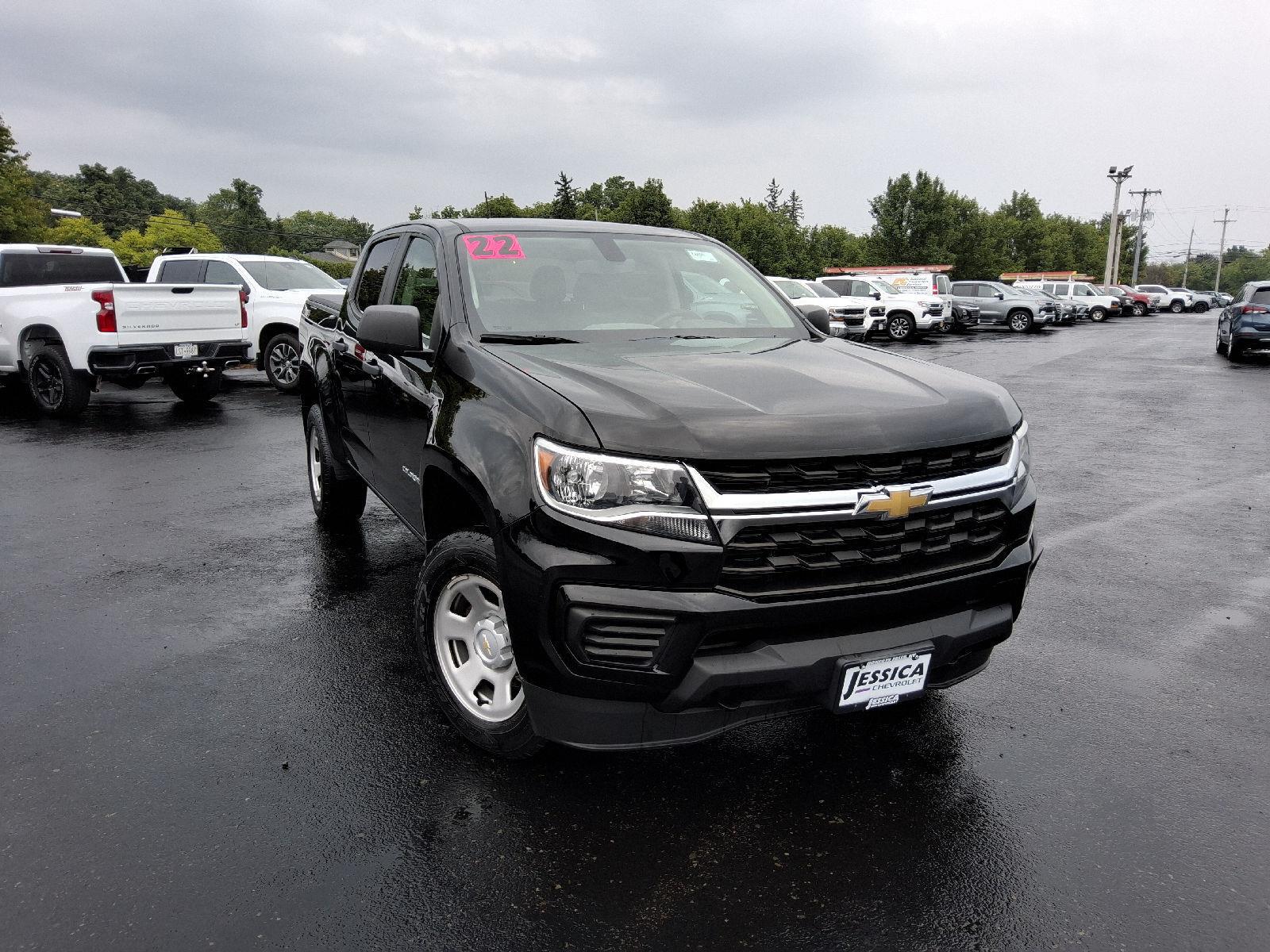Black 2022 Chevrolet Colorado Pickup Truck Four-Wheel Drive 8-Speed Automatic