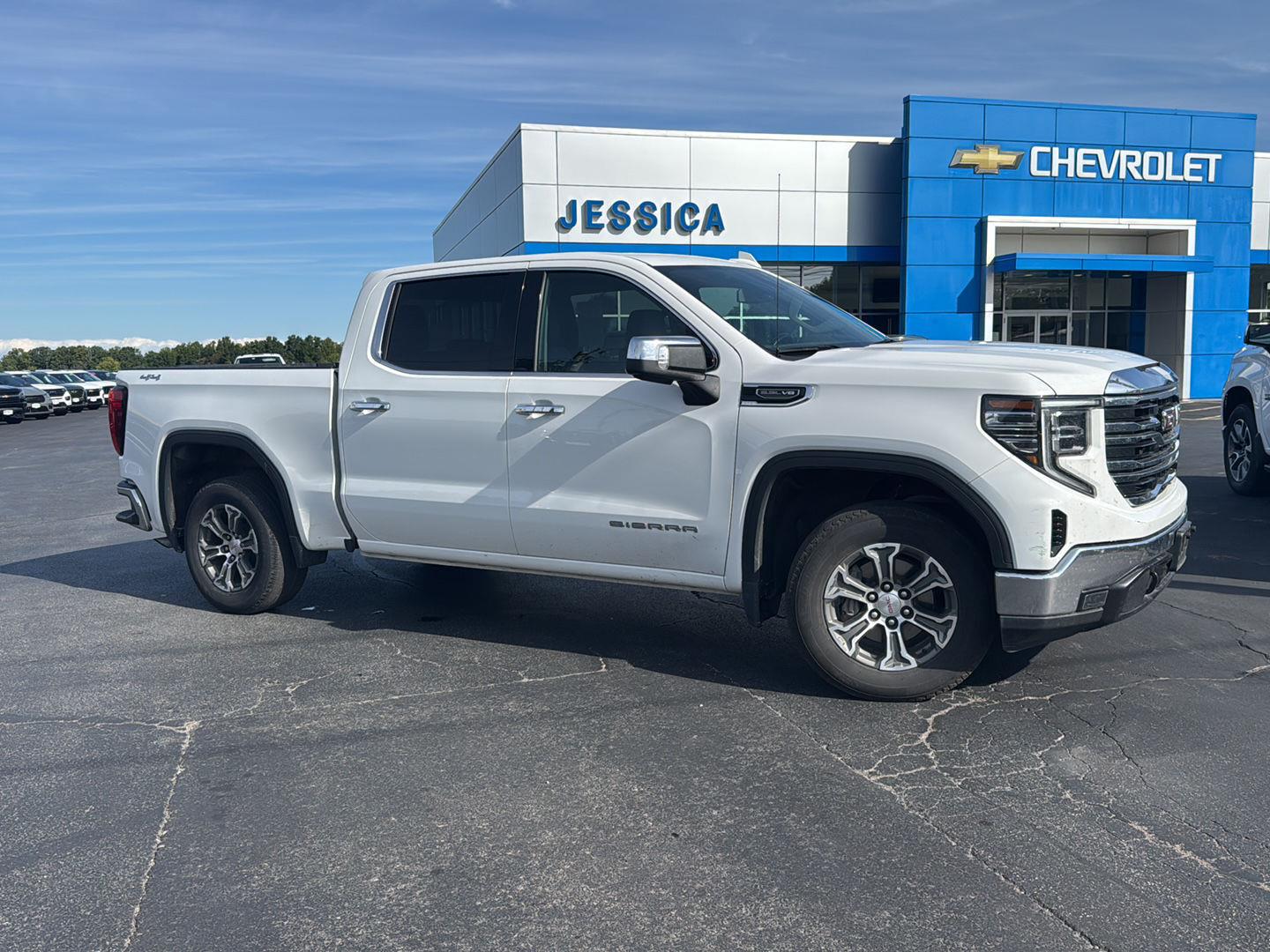 Summit White 2025 GMC Sierra 1500 Pickup Truck Four-Wheel Drive Automatic