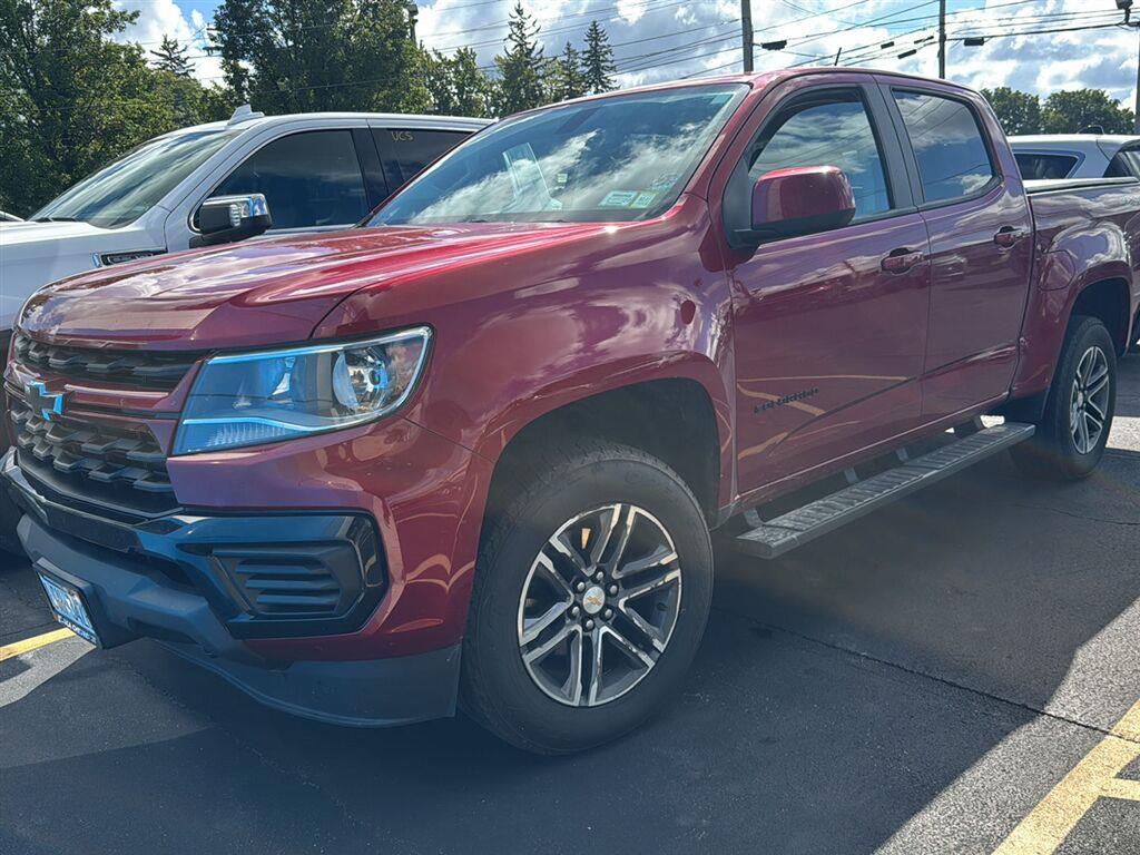 Cherry Red Tintcoat 2021 Chevrolet Colorado Pickup Truck Four-Wheel Drive 8-Speed Automatic