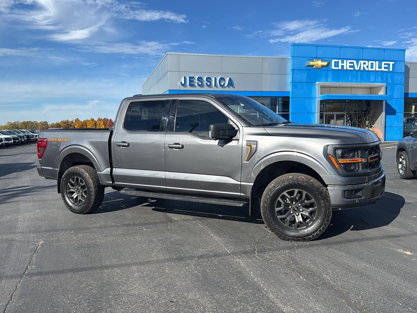 Carbonized Gray 2025 Ford F-150 Pickup Truck Four-Wheel Drive Automatic