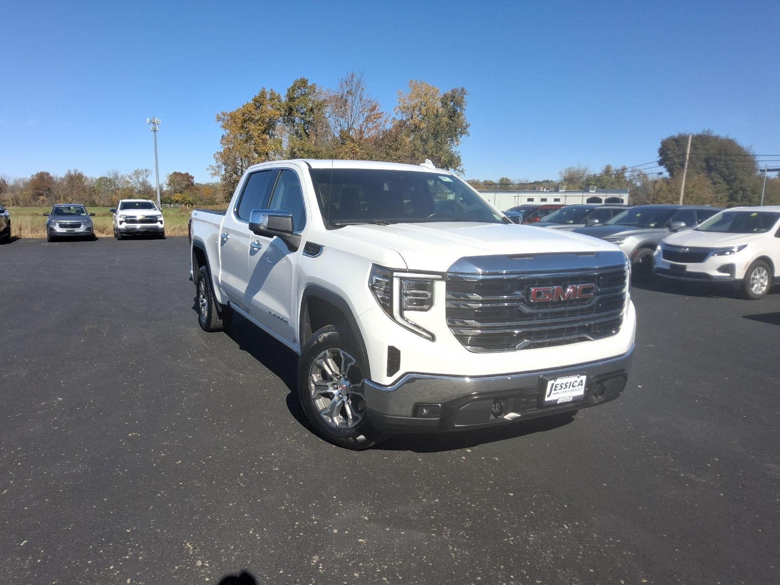 Summit White 2025 GMC Sierra 1500 Pickup Truck Four-Wheel Drive Automatic