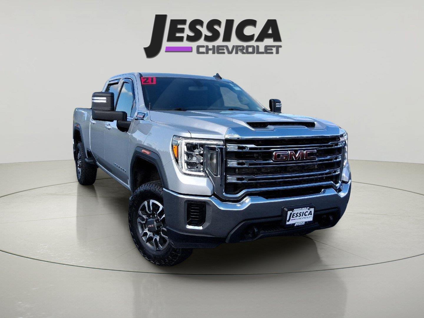 Quicksilver Metallic 2021 GMC Sierra 2500HD Pickup Truck Four-Wheel Drive 6-Speed Automatic