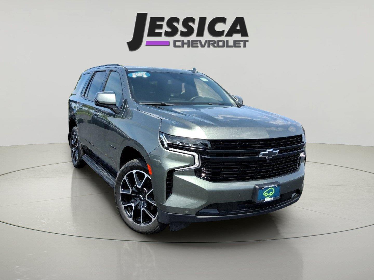 Silver Sage Metallic 2023 Chevrolet Tahoe SUV / Crossover Four-Wheel Drive Automatic
